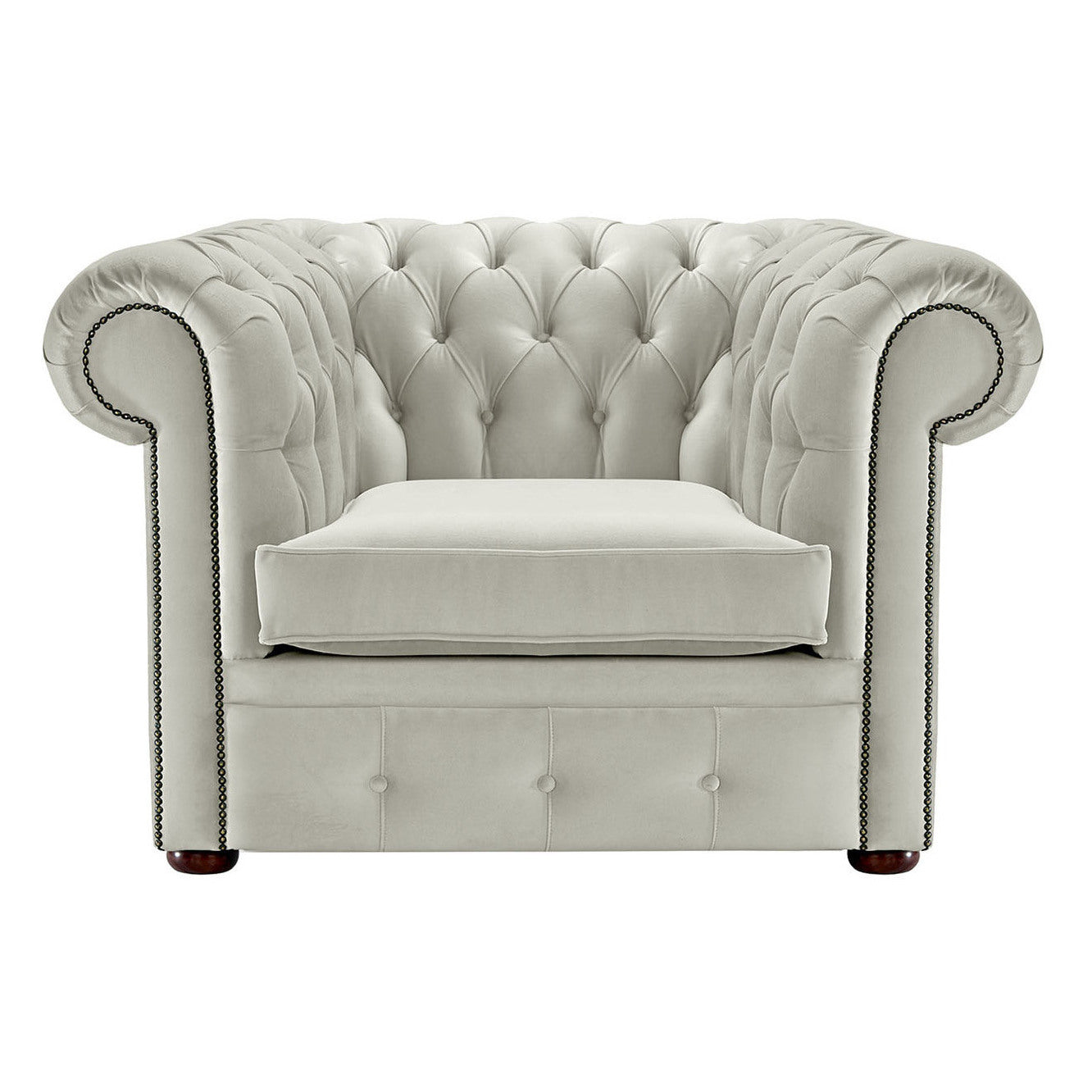 Hemingway Chesterfield Club Chair Allure Cream Velvet