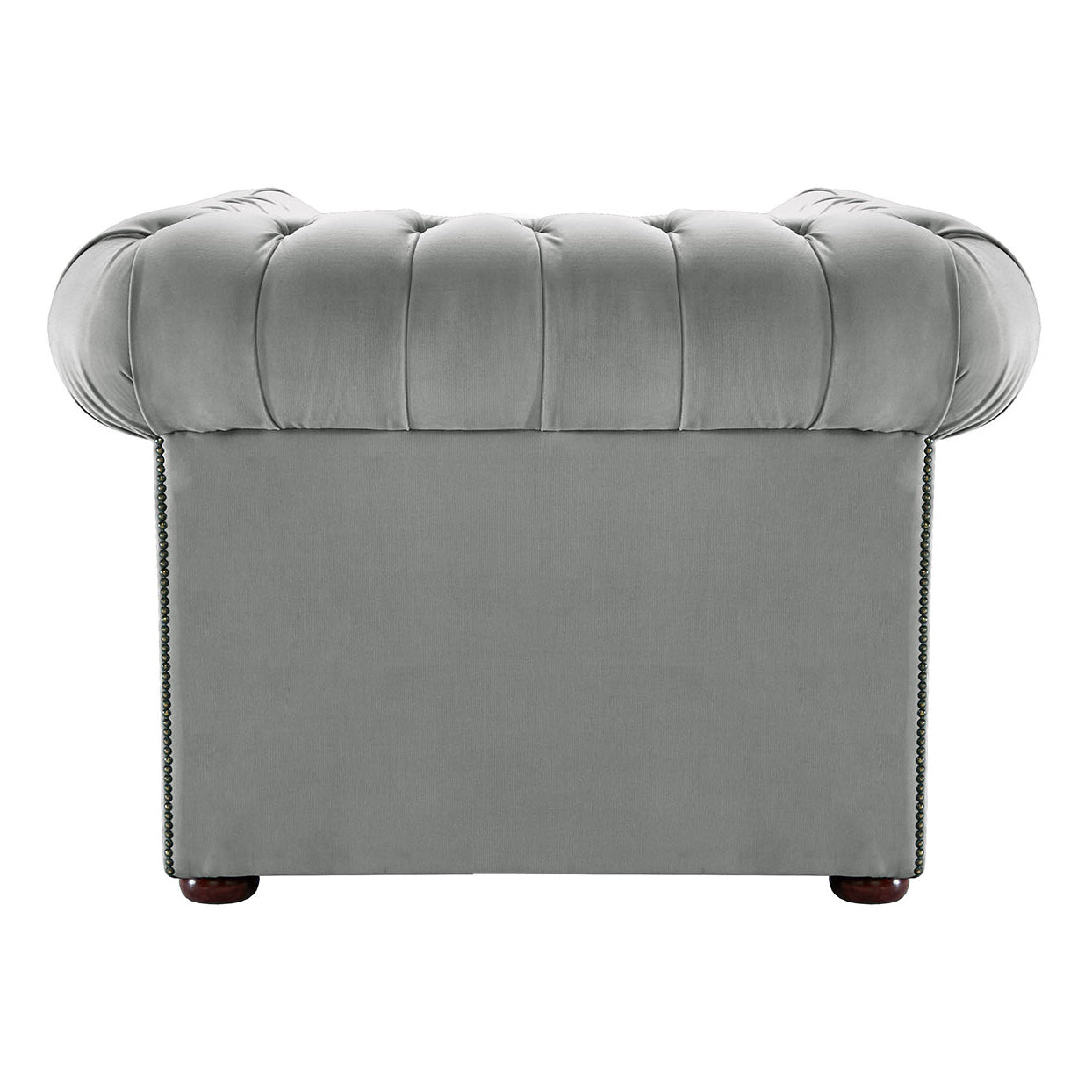 Hemingway Chesterfield Club Chair Allure Grey Velvet
