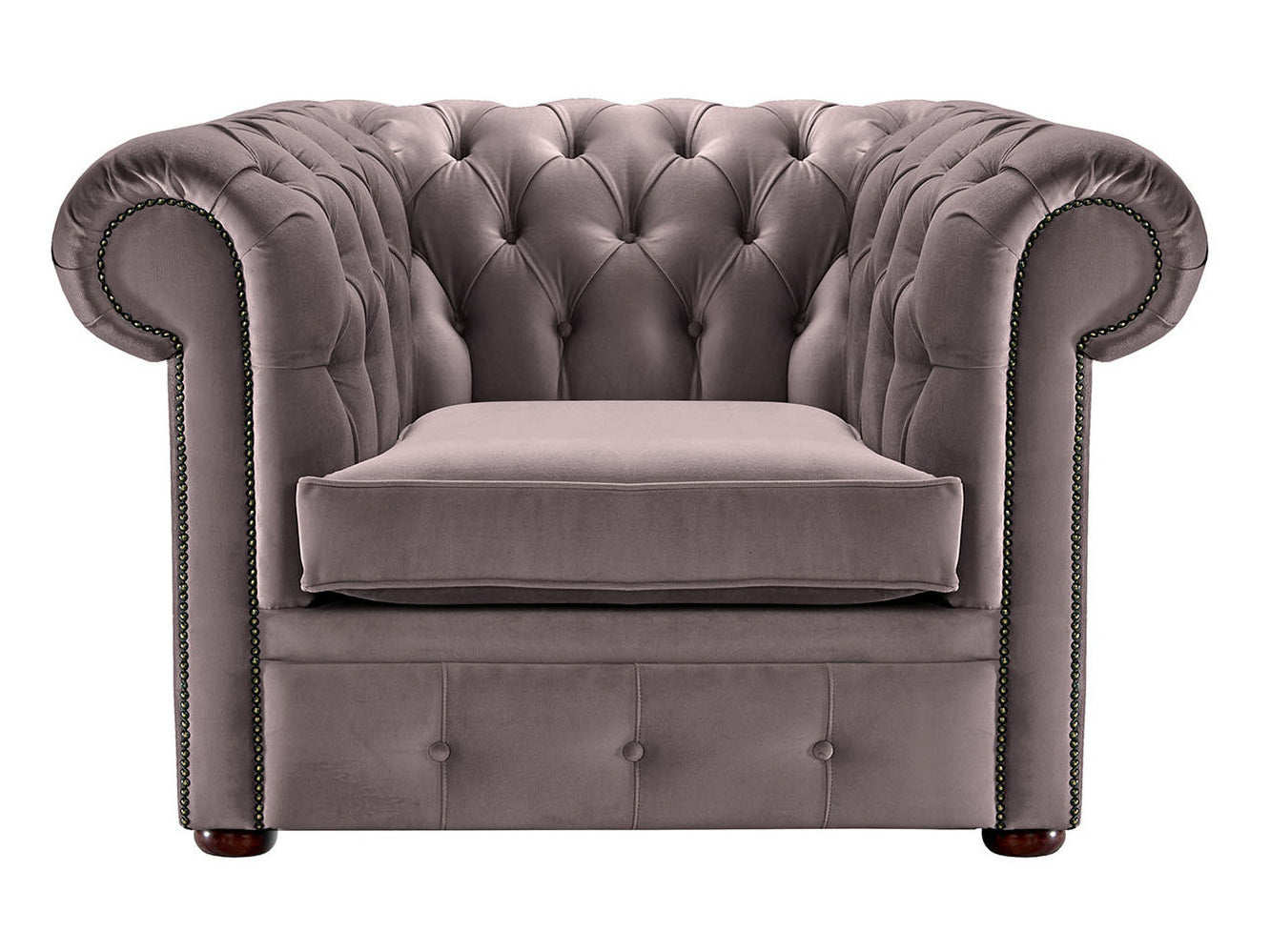 Hemingway Chesterfield Club Chair Allure Lavender Velvet
