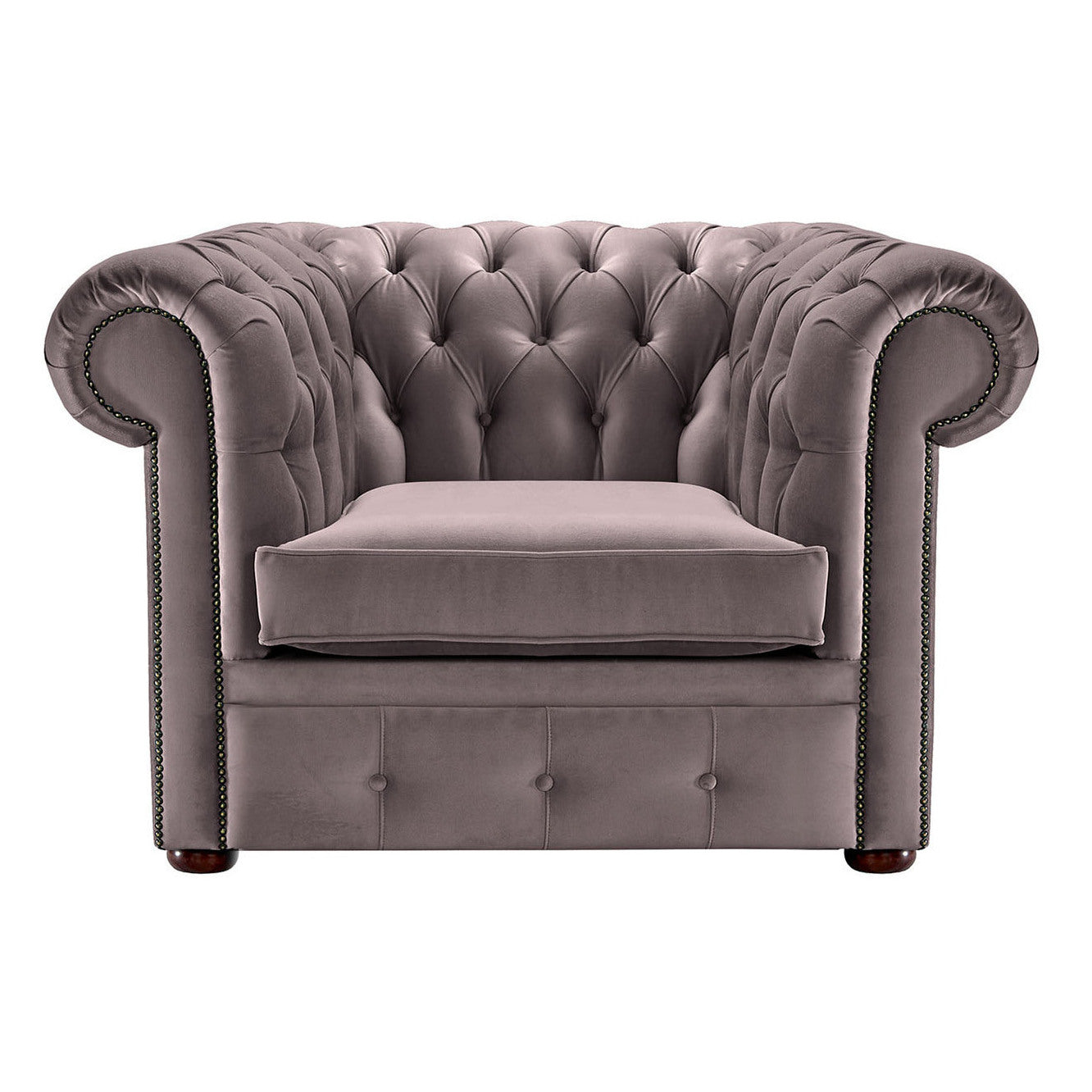 Hemingway Chesterfield Club Chair Allure Lavender Velvet