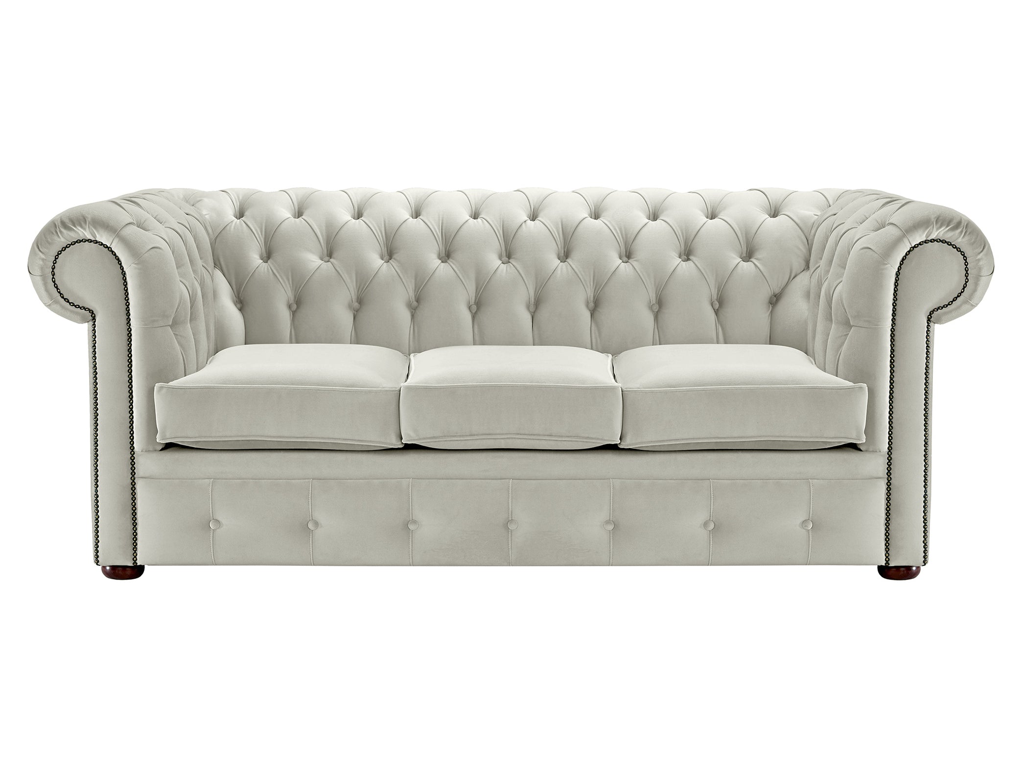 Hemingway Chesterfield Sofa Allure Cream Velvet
