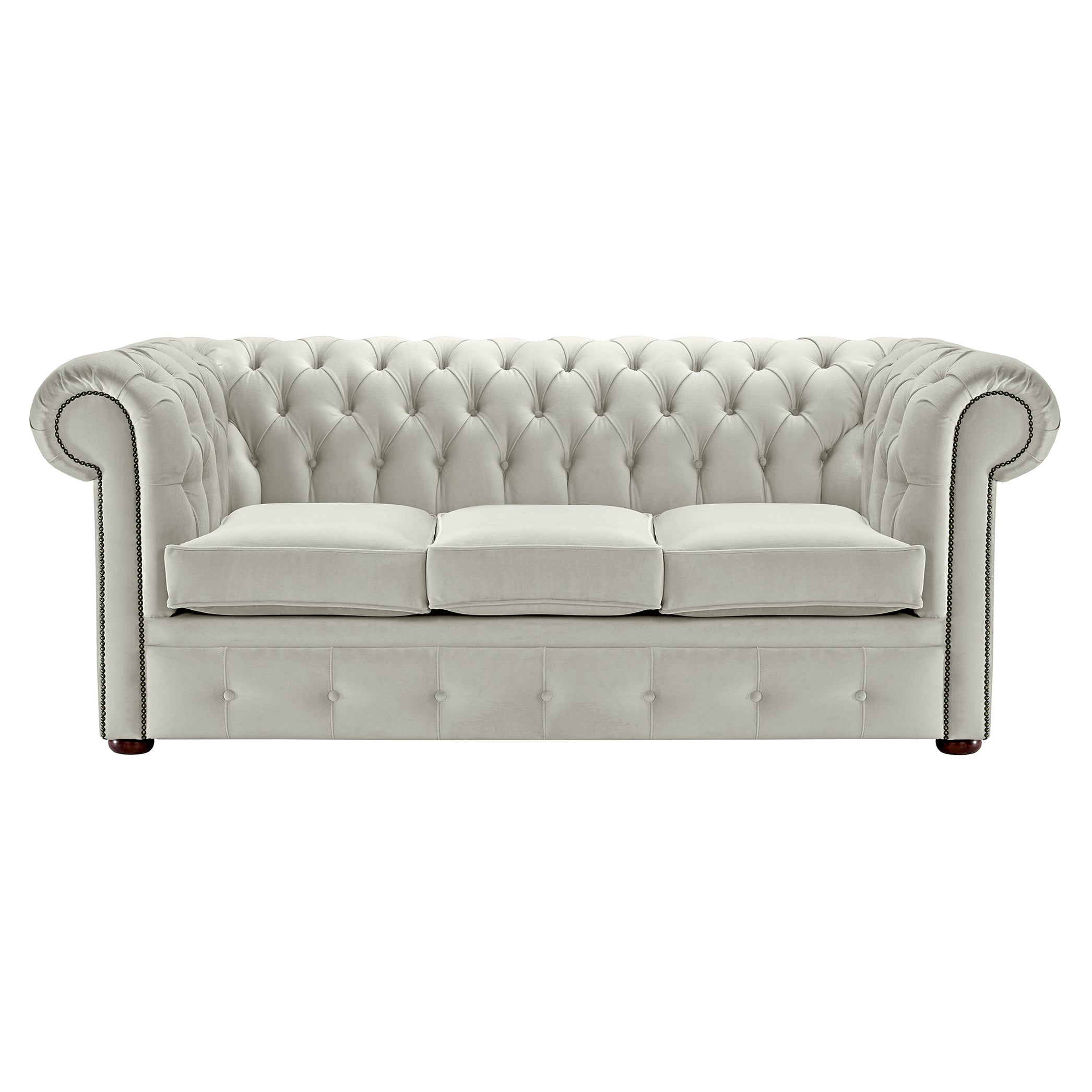 Hemingway Chesterfield Sofa Allure Cream Velvet