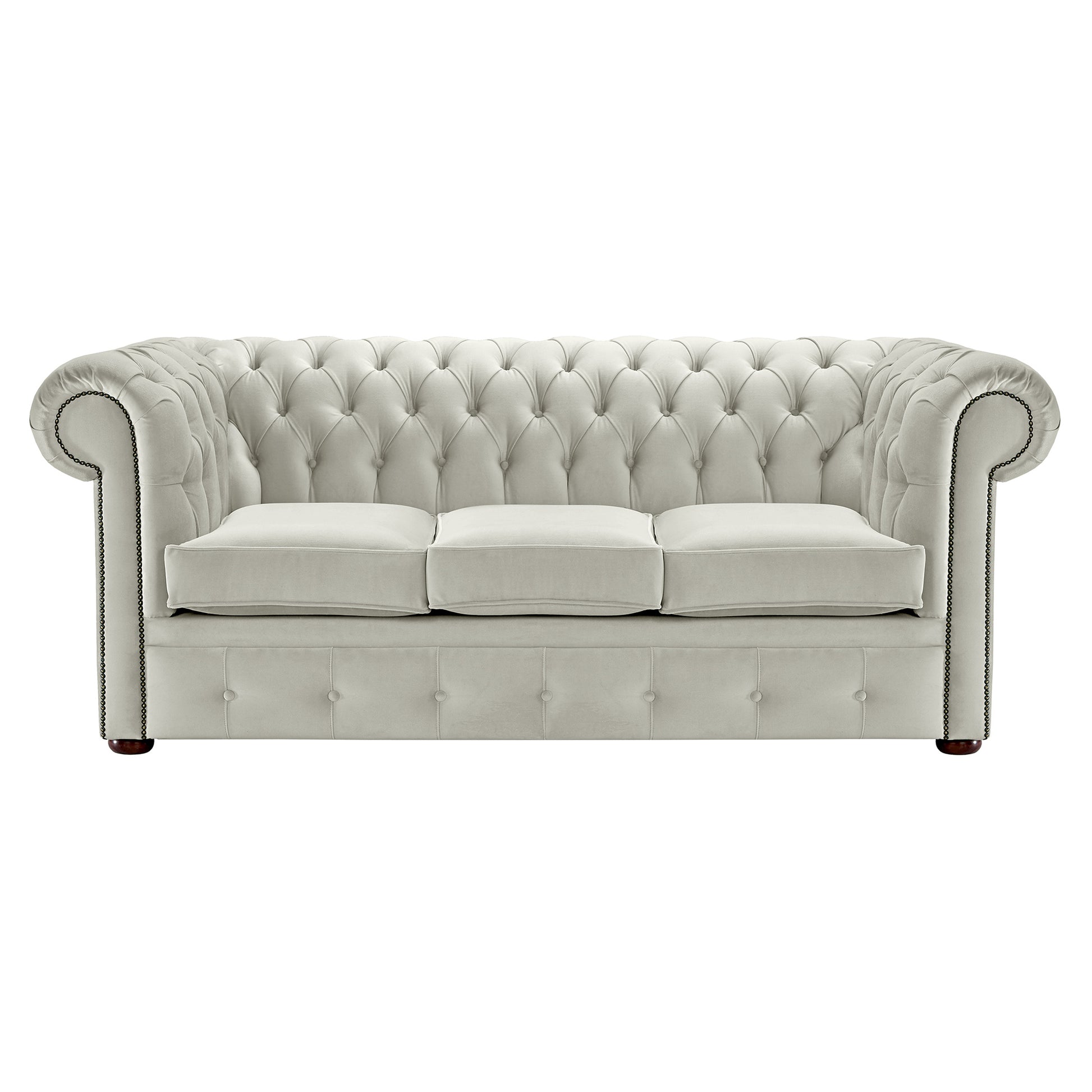 Hemingway Chesterfield Sofa Allure Cream Velvet