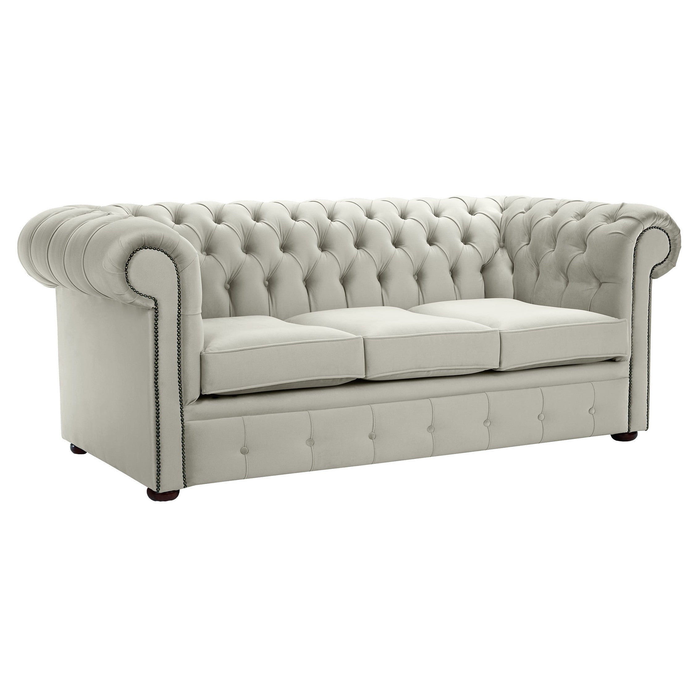 Hemingway Chesterfield Sofa Allure Cream Velvet