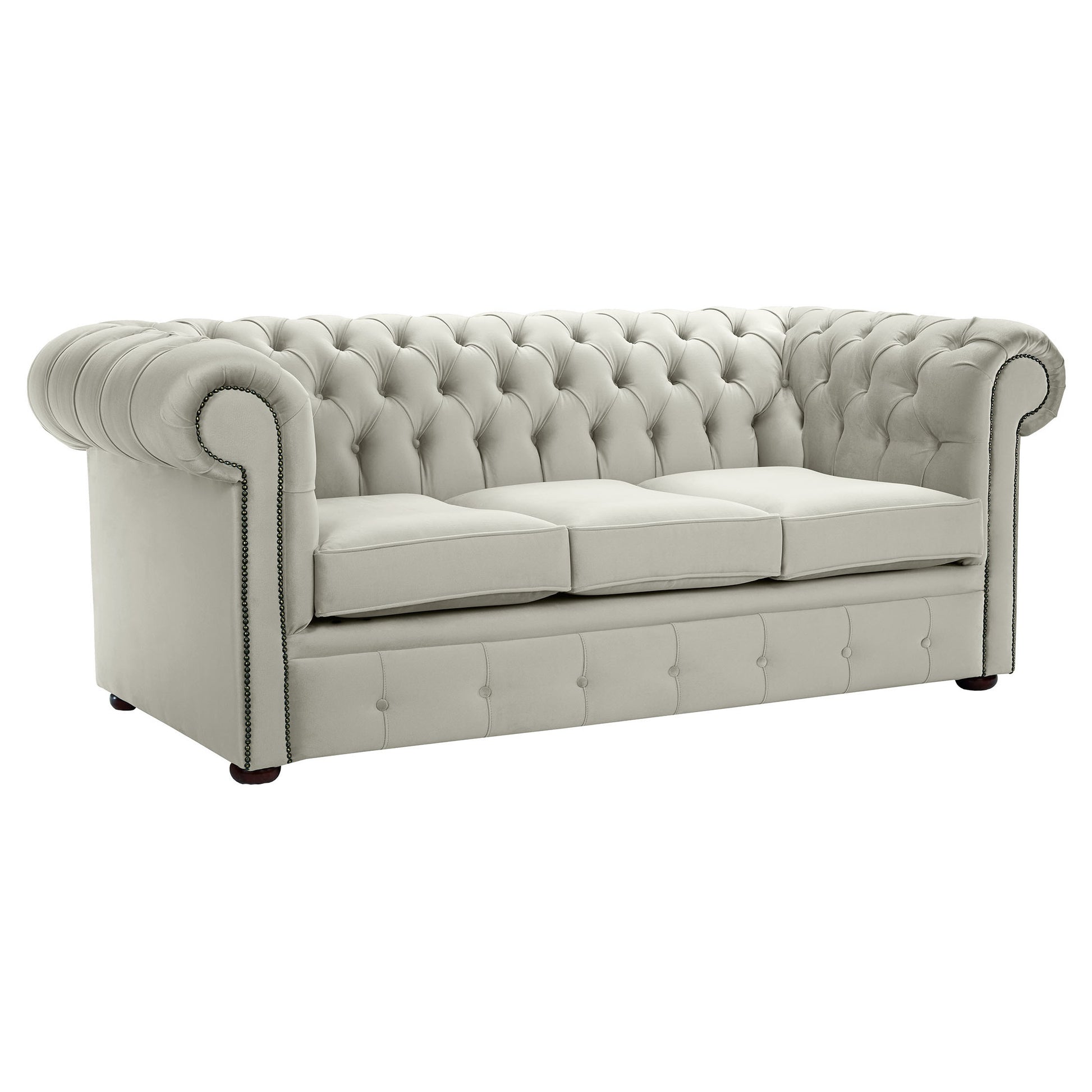 Hemingway Chesterfield Sofa Allure Cream Velvet