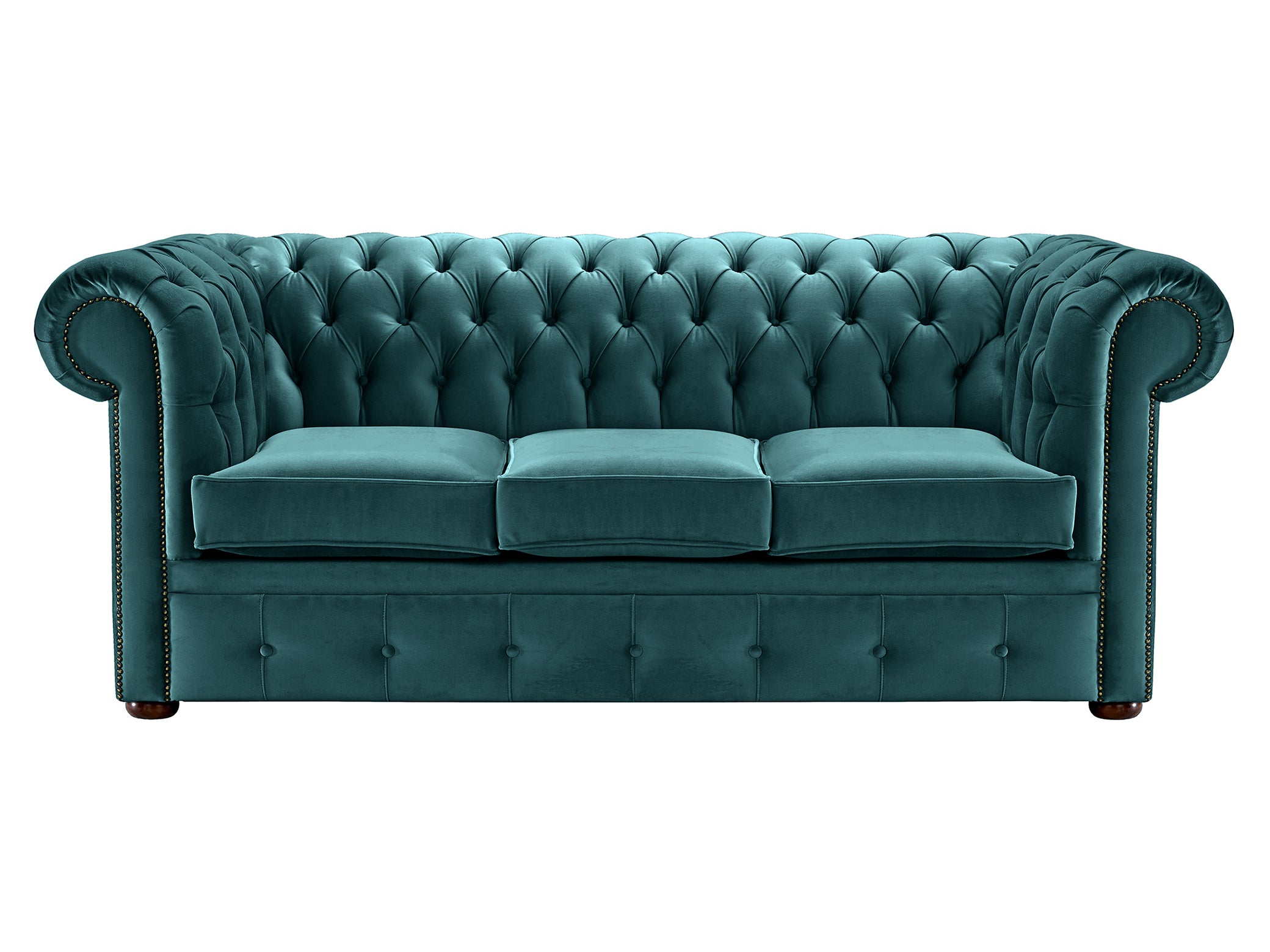Hemingway Chesterfield Sofa Allure Emerald Velvet