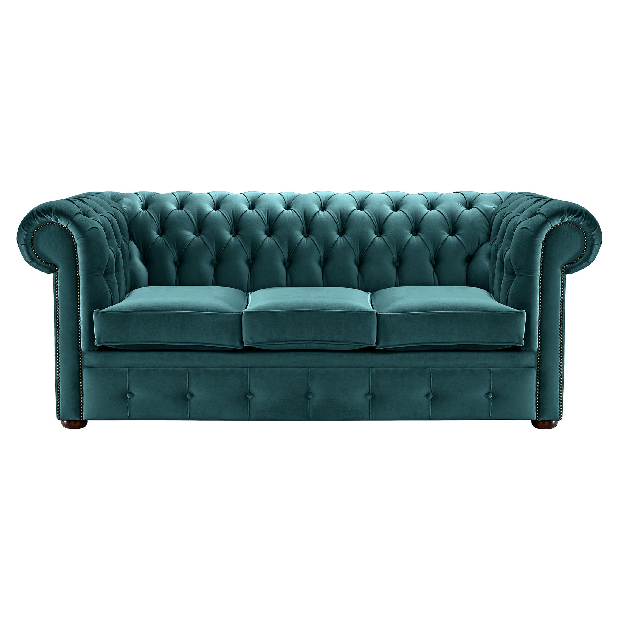 Hemingway Chesterfield Sofa Allure Emerald Velvet