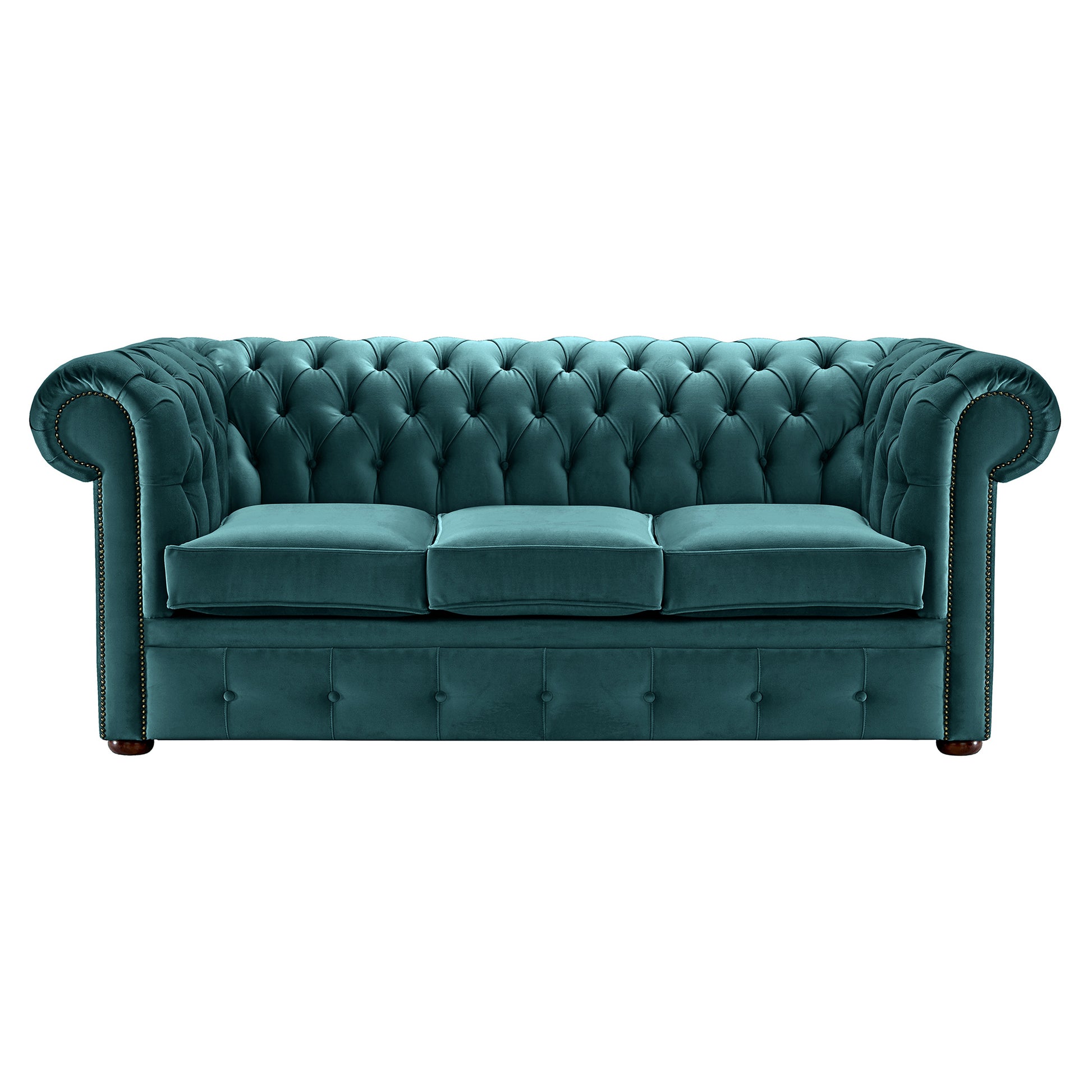 Hemingway Chesterfield Sofa Allure Emerald Velvet