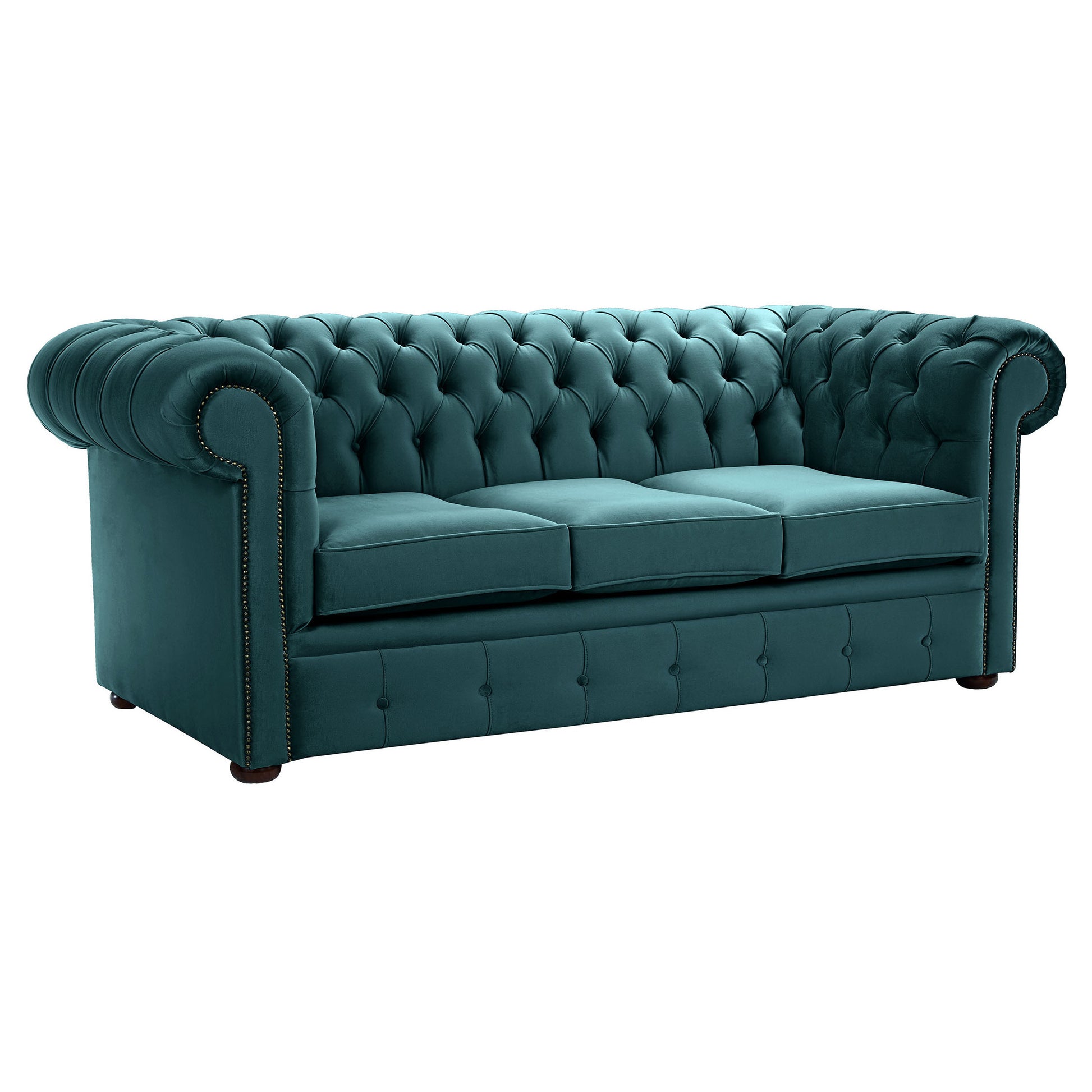 Hemingway Chesterfield Sofa Allure Emerald Velvet