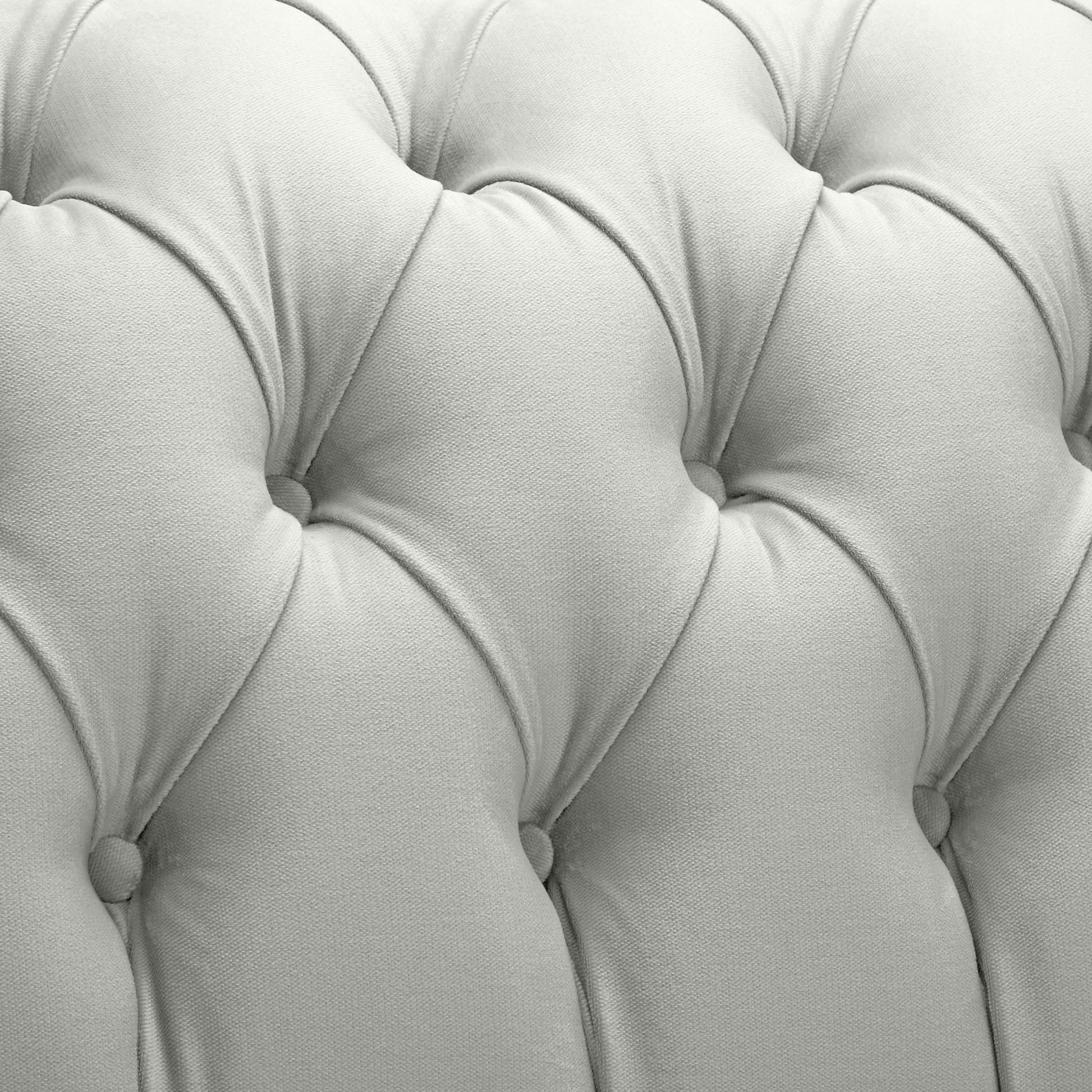 Hemingway Chesterfield Sofa Allure Silver Velvet