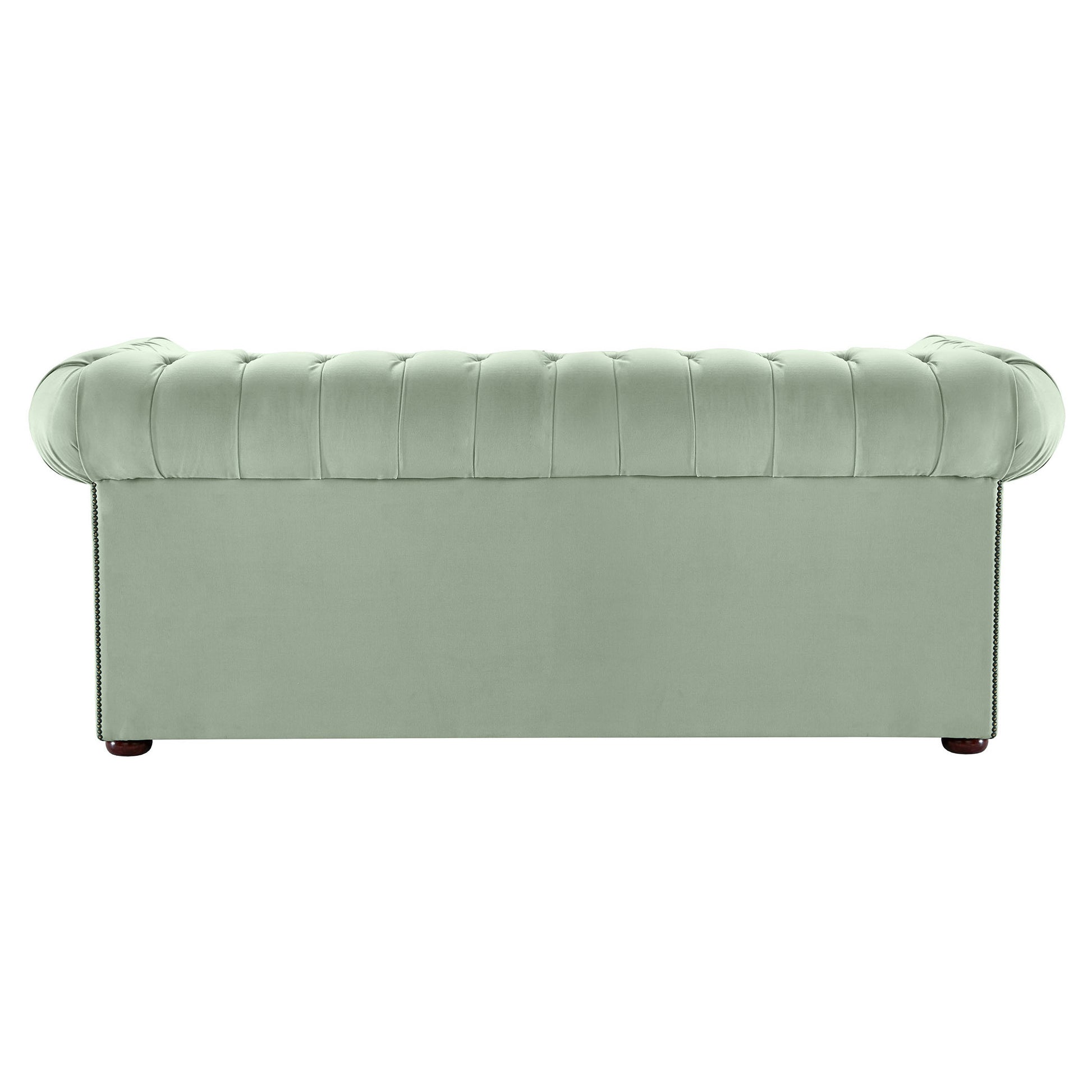 Hemingway Chesterfield Sofa Allure Sky Velvet