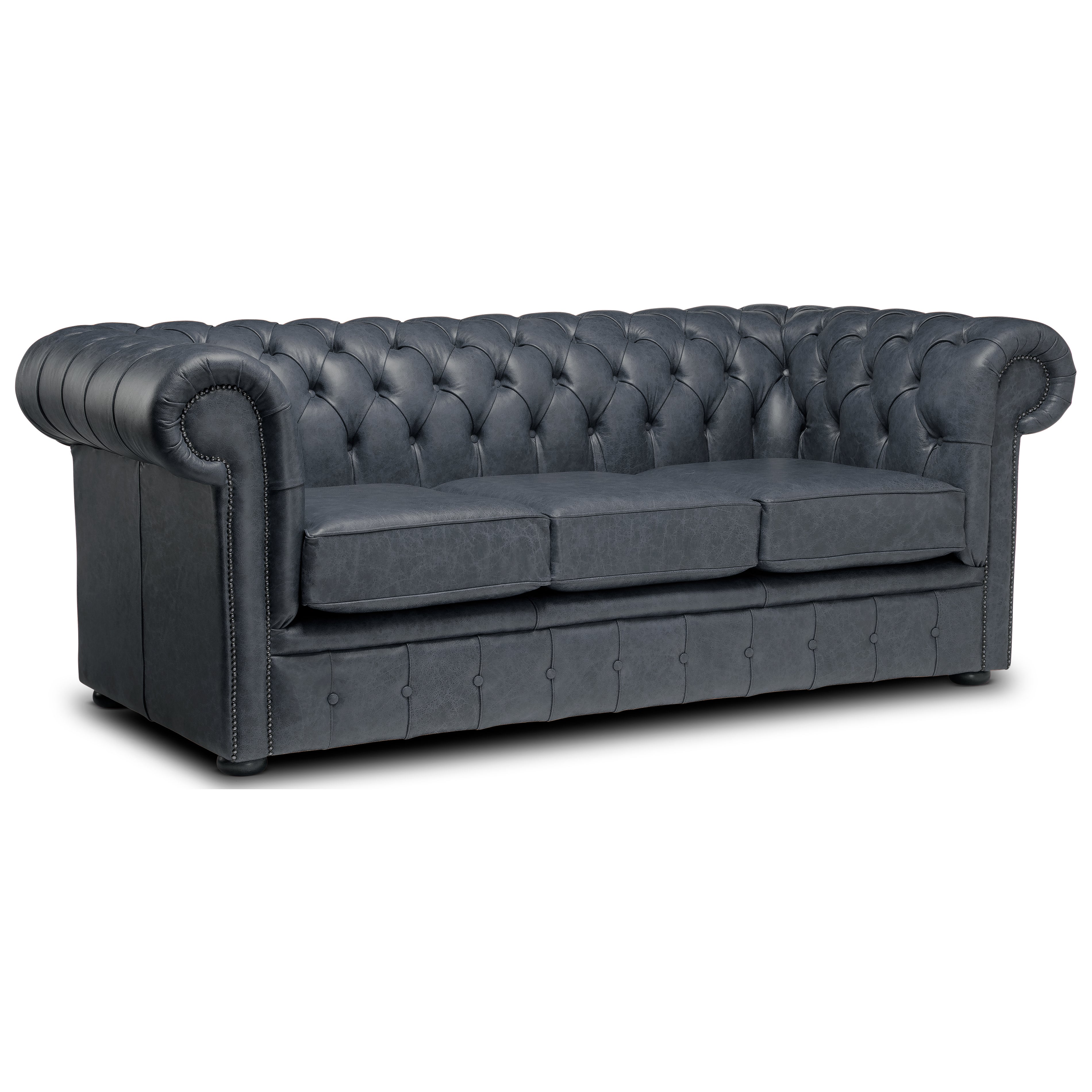 Hemingway Chesterfield Sofa Apache Ocean Leather