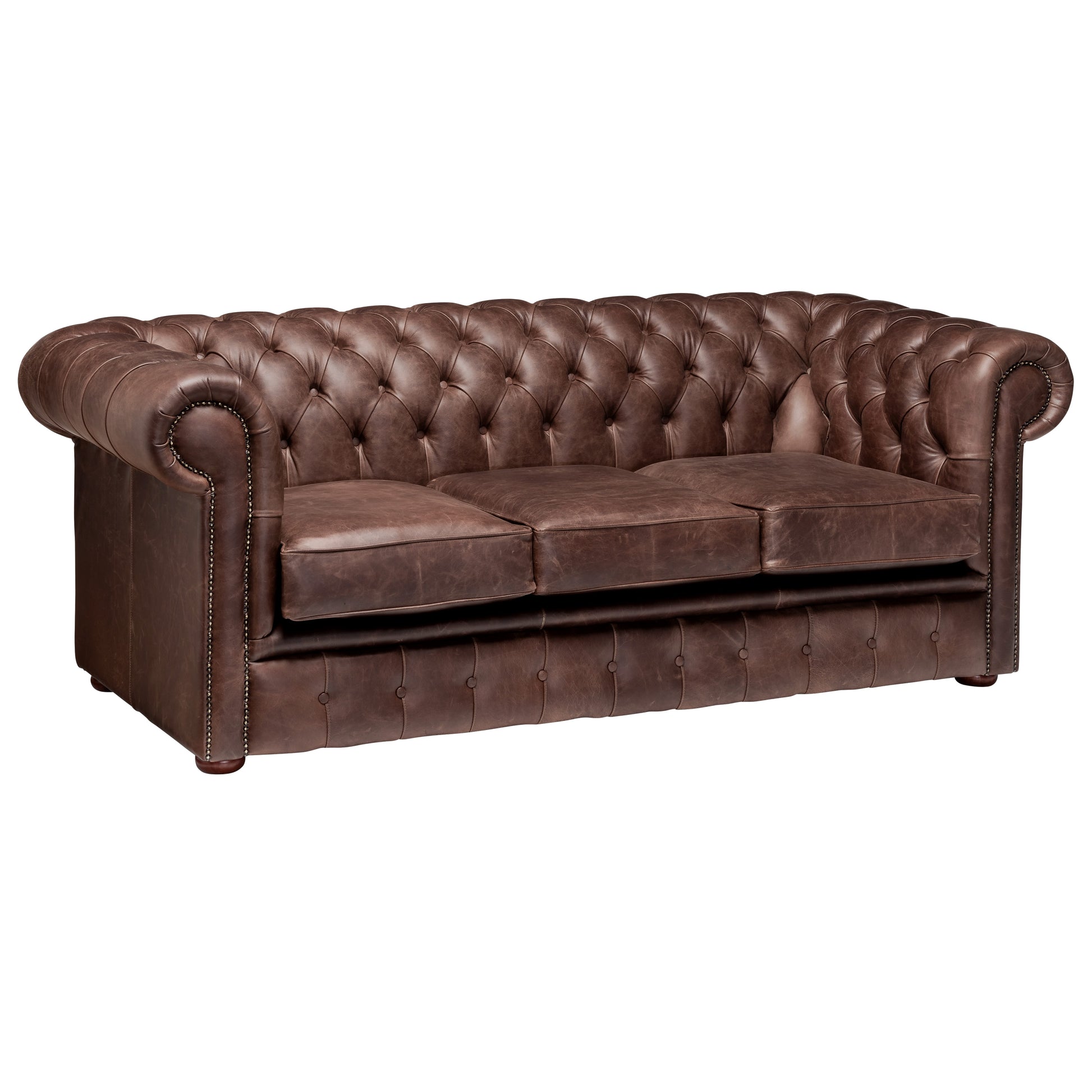 Hemingway Chesterfield Sofa Dune Coffee Leather