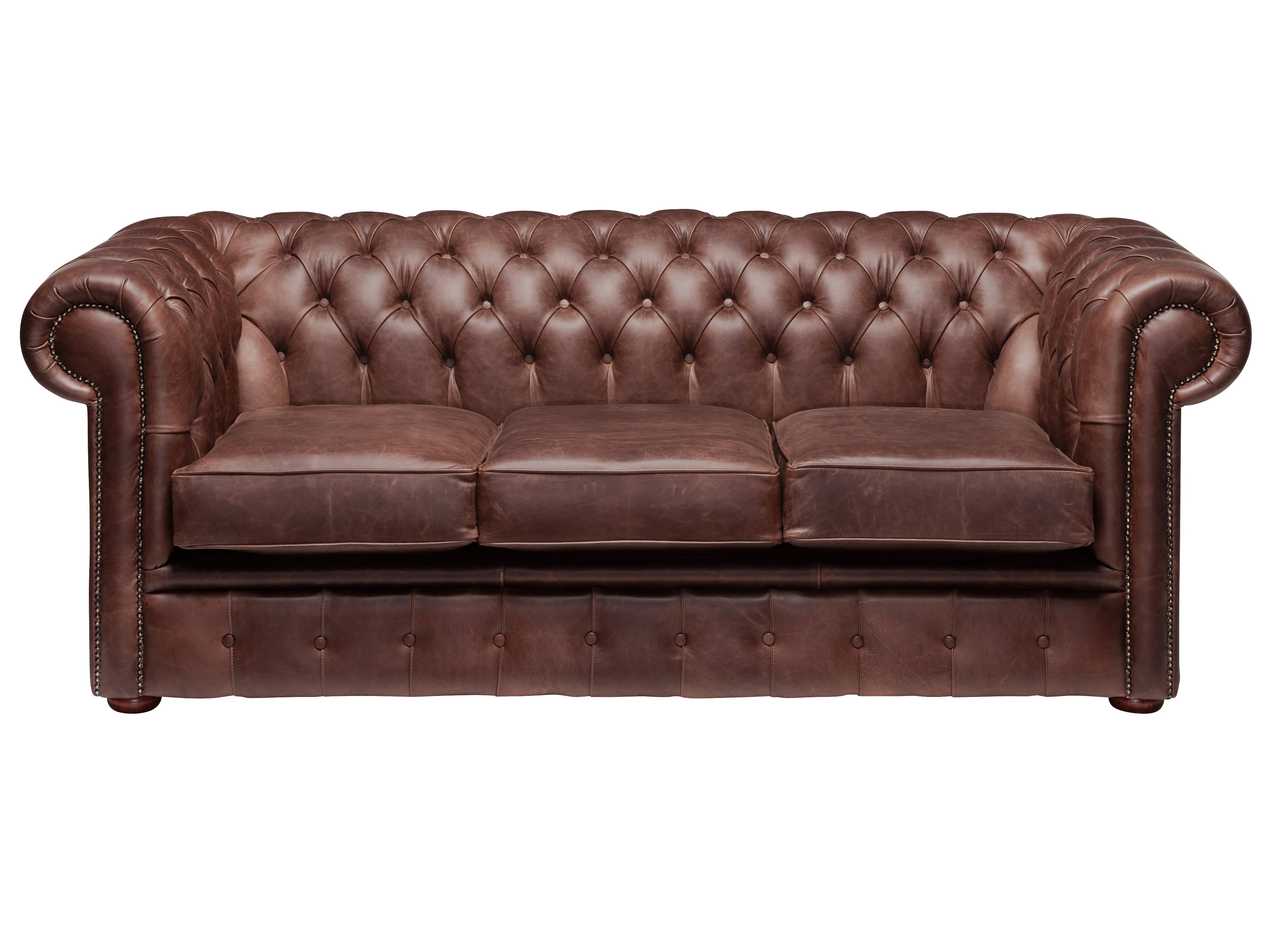Hemingway Chesterfield Sofa Dune Hazel Leather
