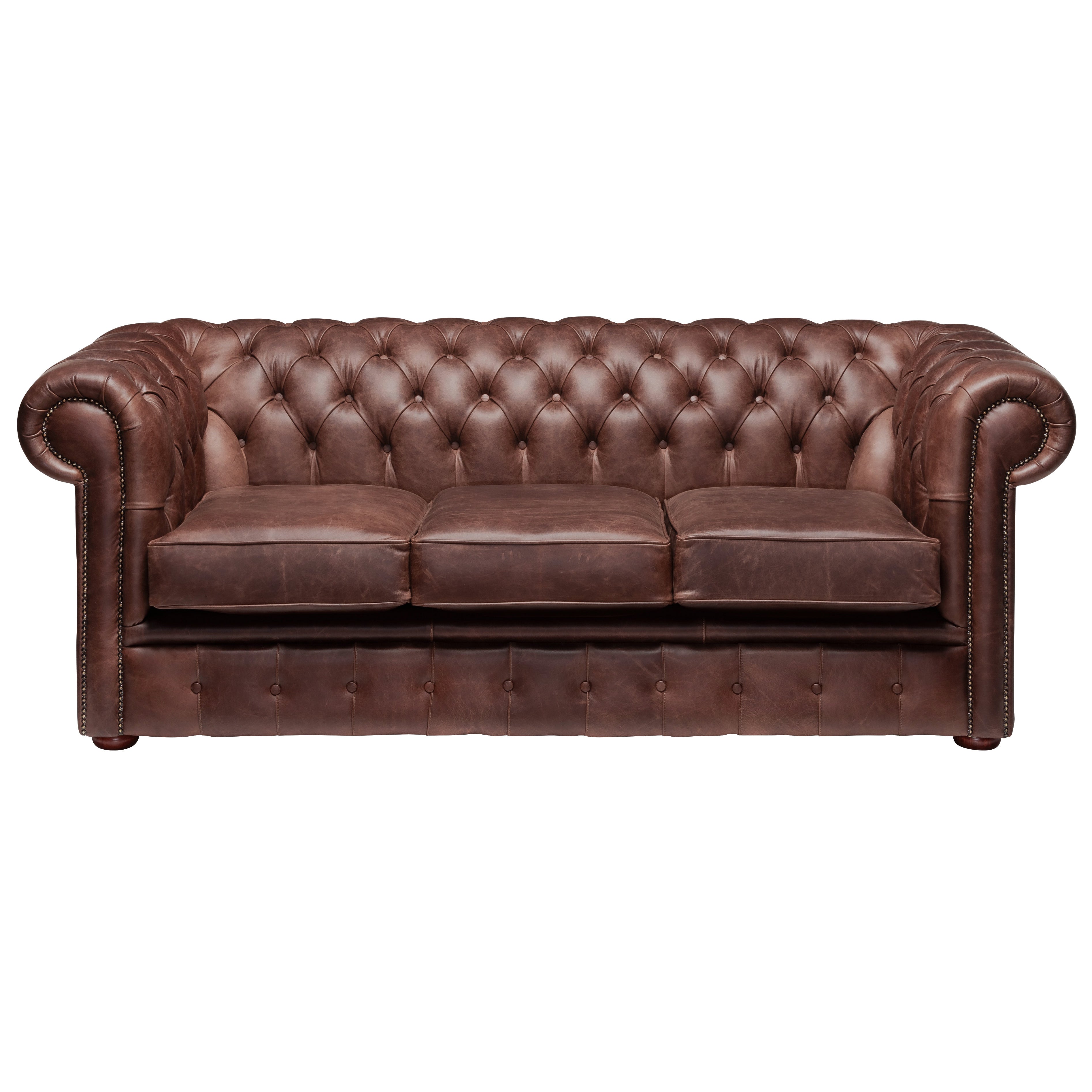 Hemingway Chesterfield Sofa Dune Hazel Leather