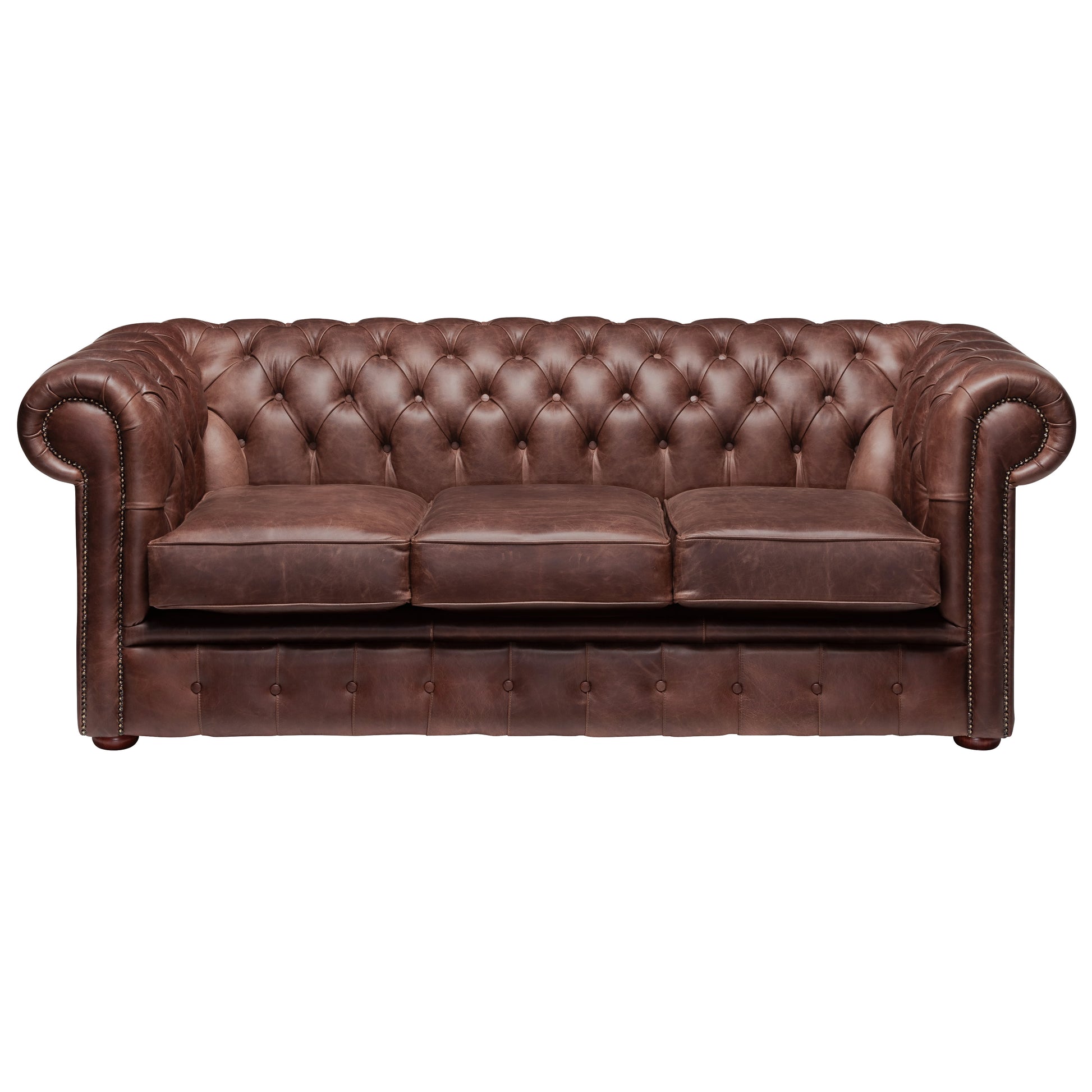 Hemingway Chesterfield Sofa Dune Hazel Leather