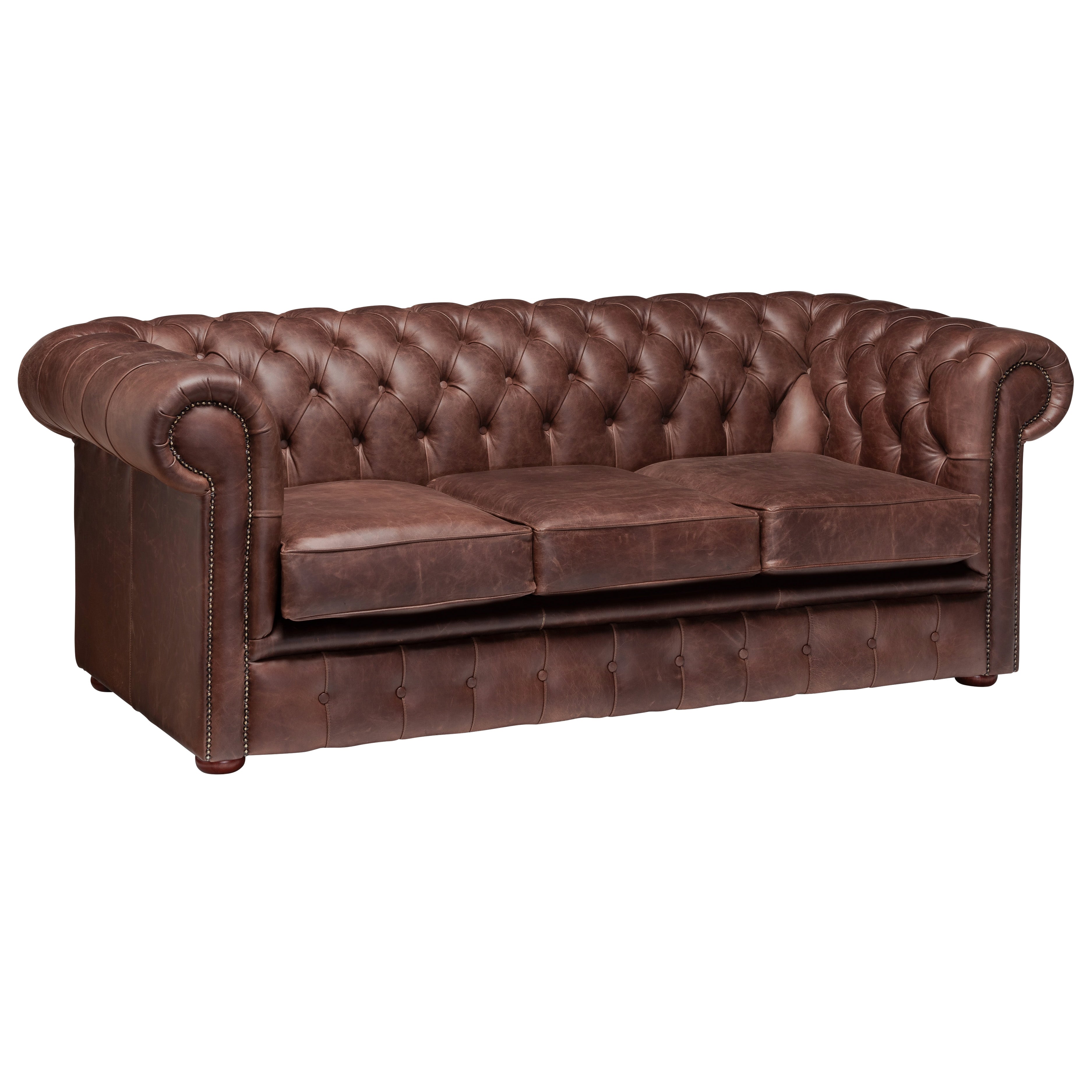 Hemingway Chesterfield Sofa Dune Hazel Leather