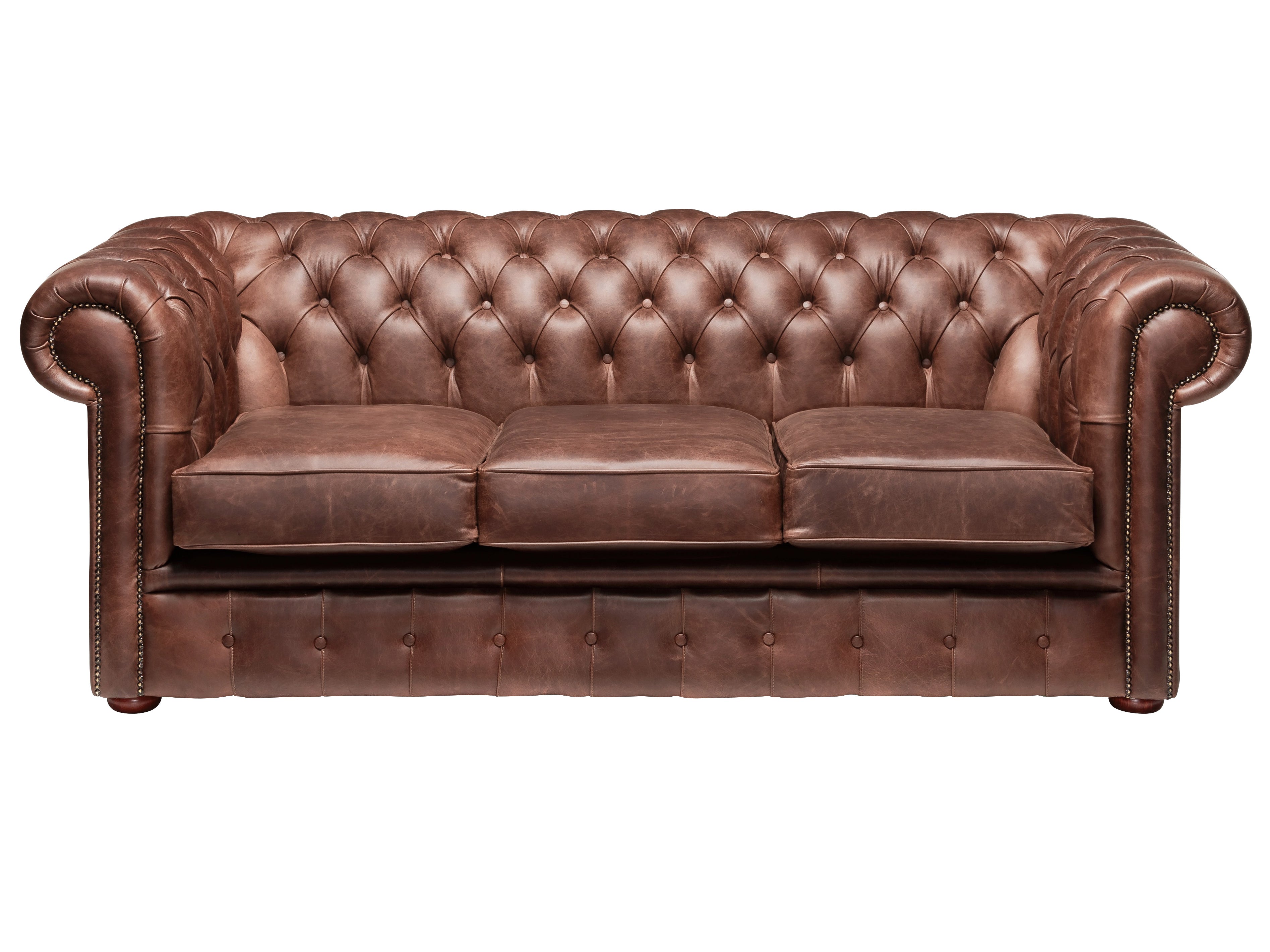 Hemingway Chesterfield Sofa Dune Tan Leather