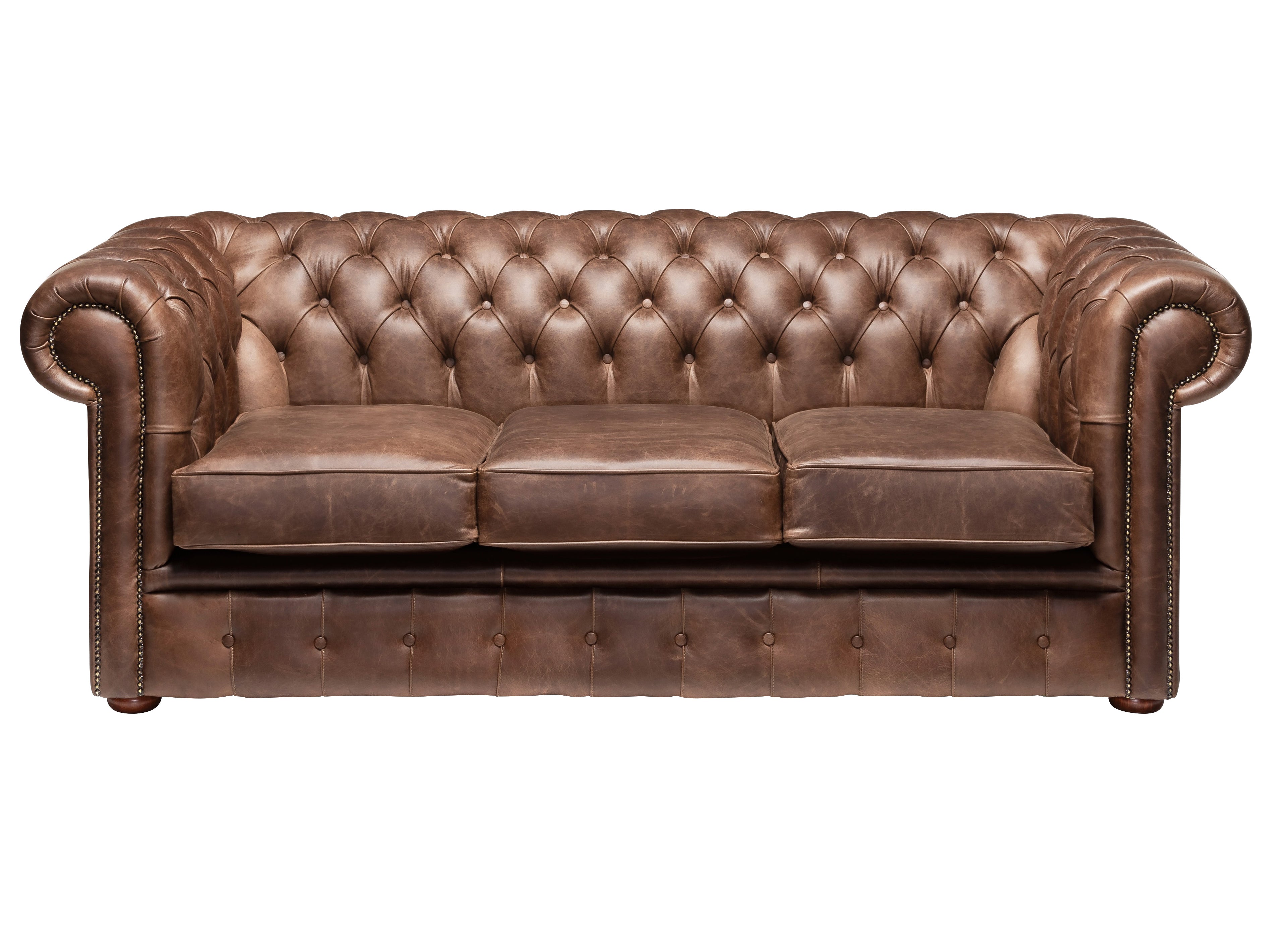 Hemingway Chesterfield Sofa Dune Toffee Leather