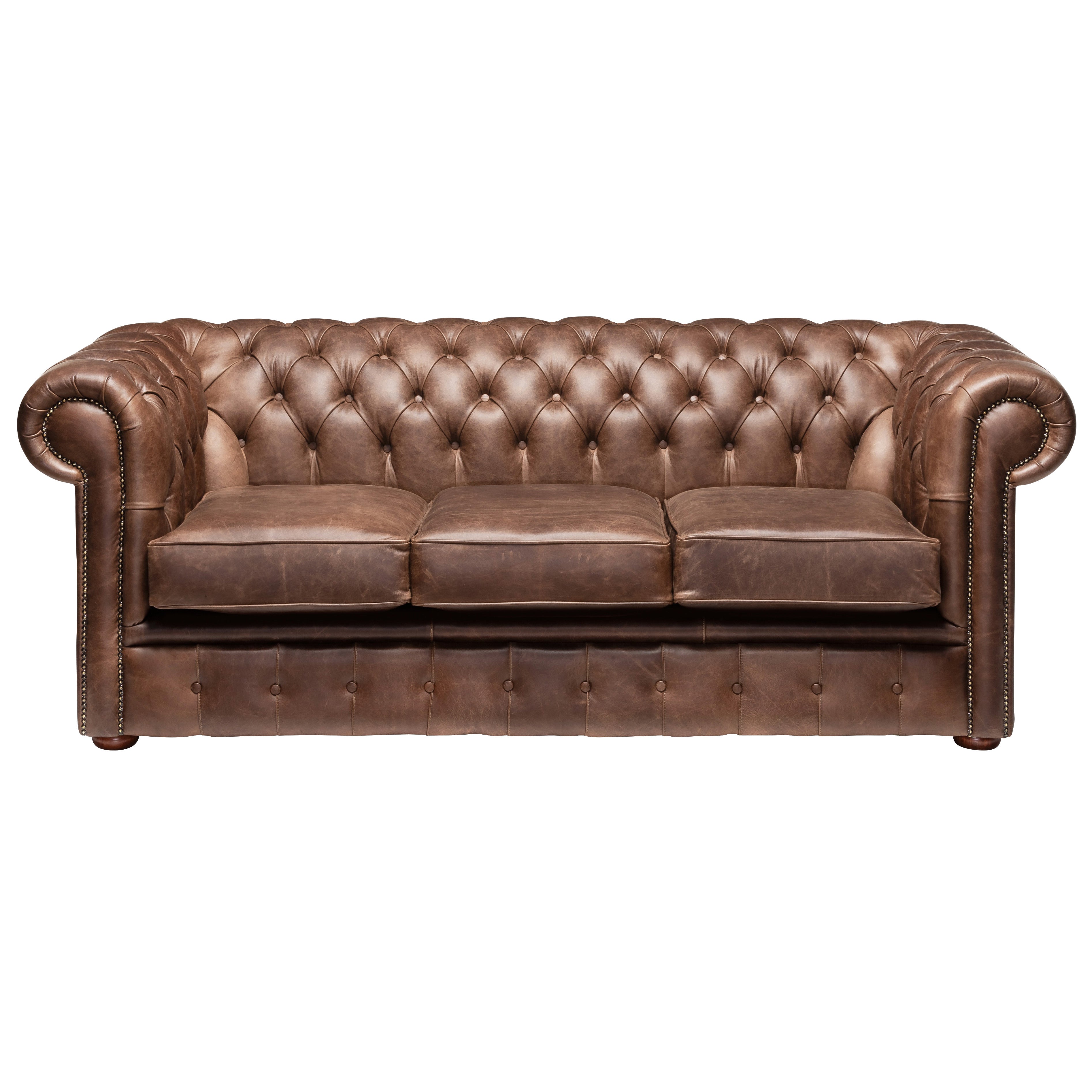 Hemingway Chesterfield Sofa Dune Toffee Leather