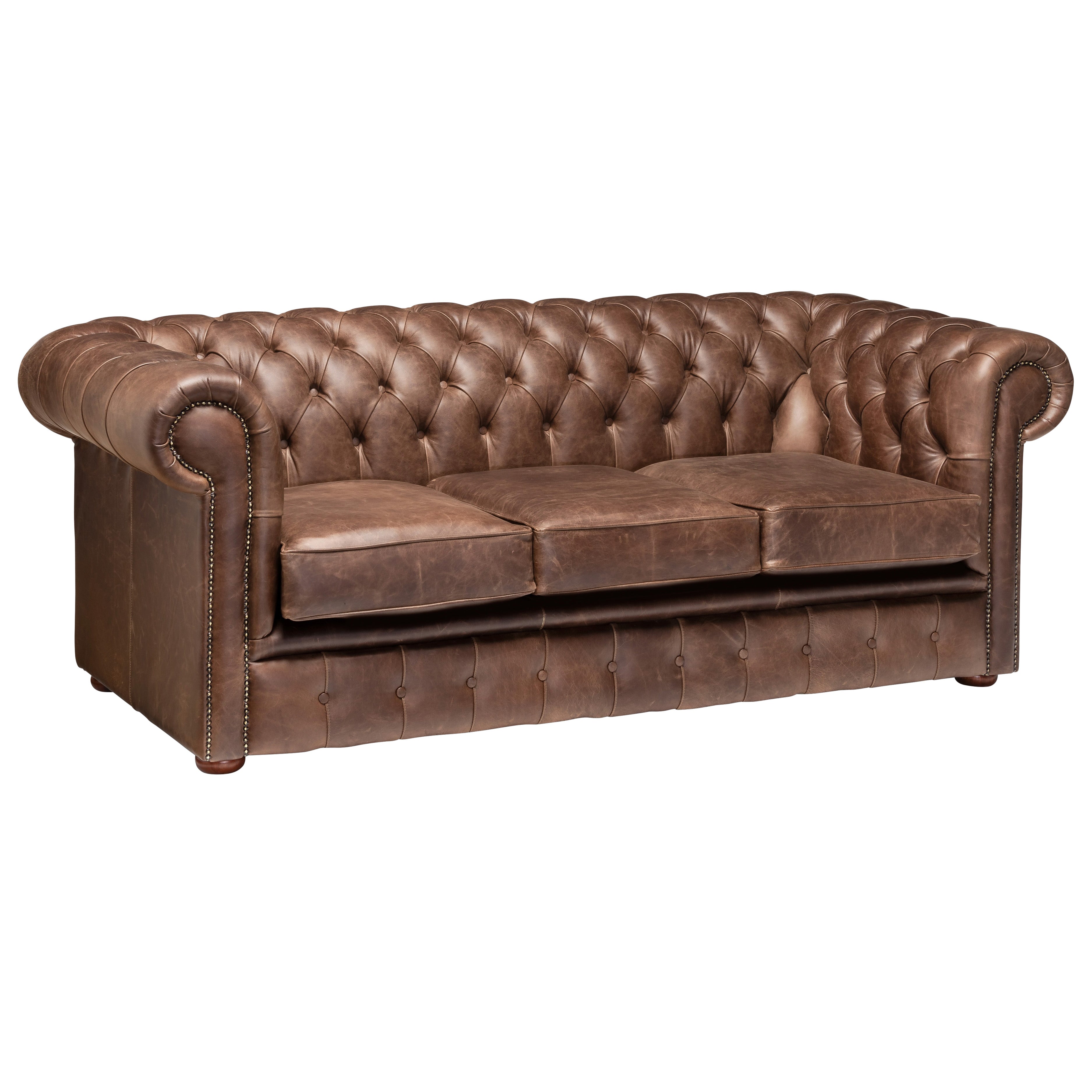 Hemingway Chesterfield Sofa Dune Toffee Leather