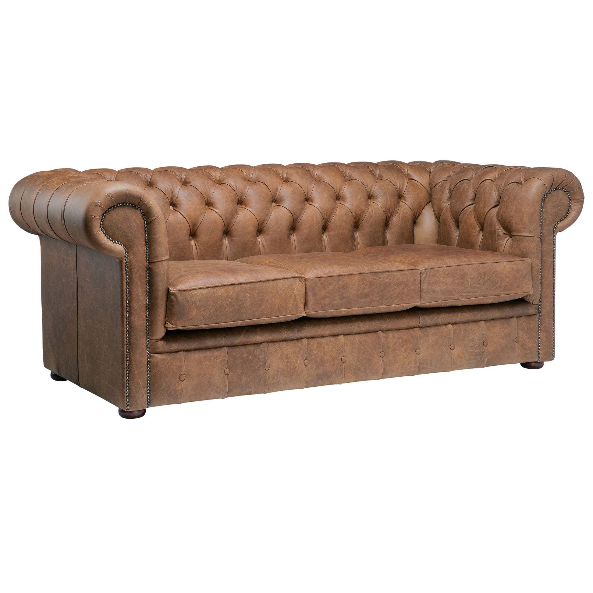 Hemingway Chesterfield Sofa Malvern Brown Leather