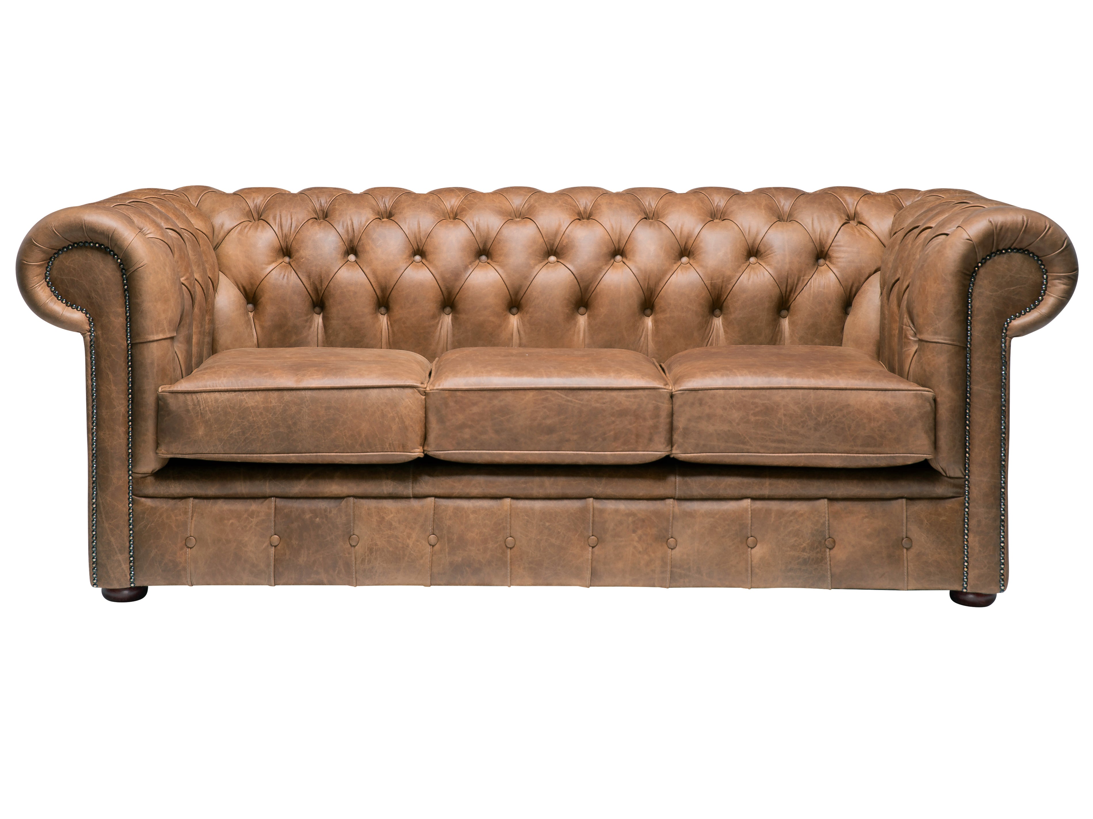 Hemingway Chesterfield Sofa Malvern Cognac Leather