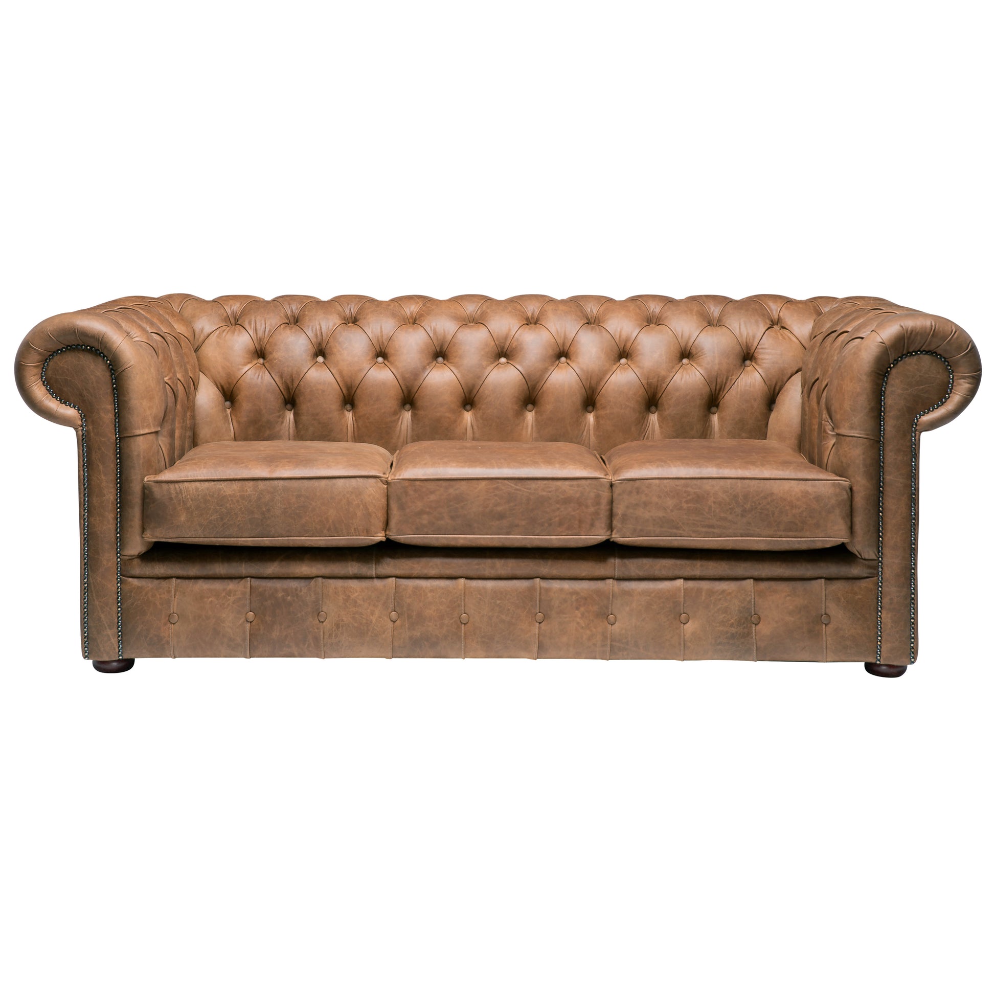 Hemingway Chesterfield Sofa Malvern Cognac Leather