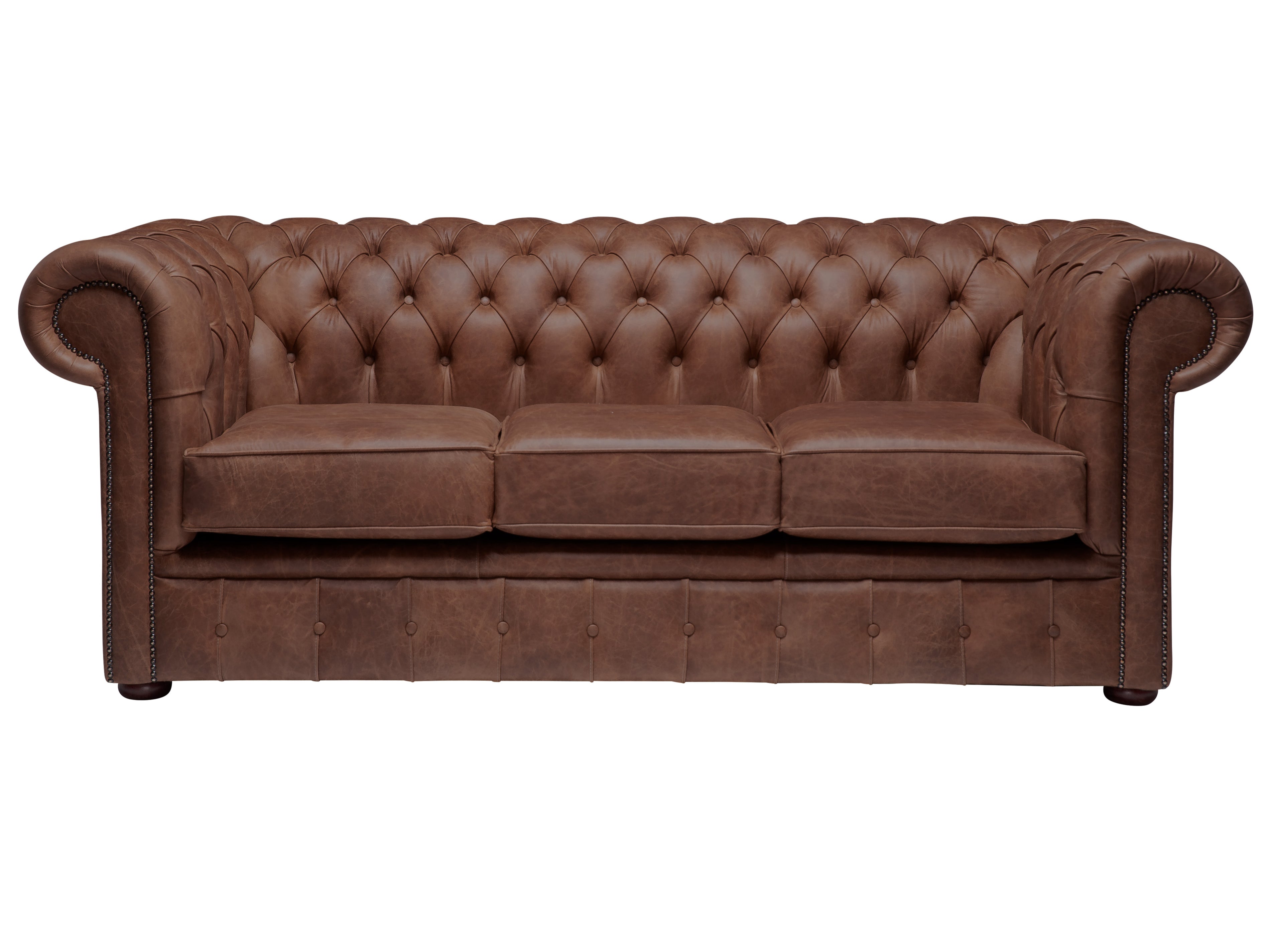 Hemingway Chesterfield Sofa Malvern Wine Leather
