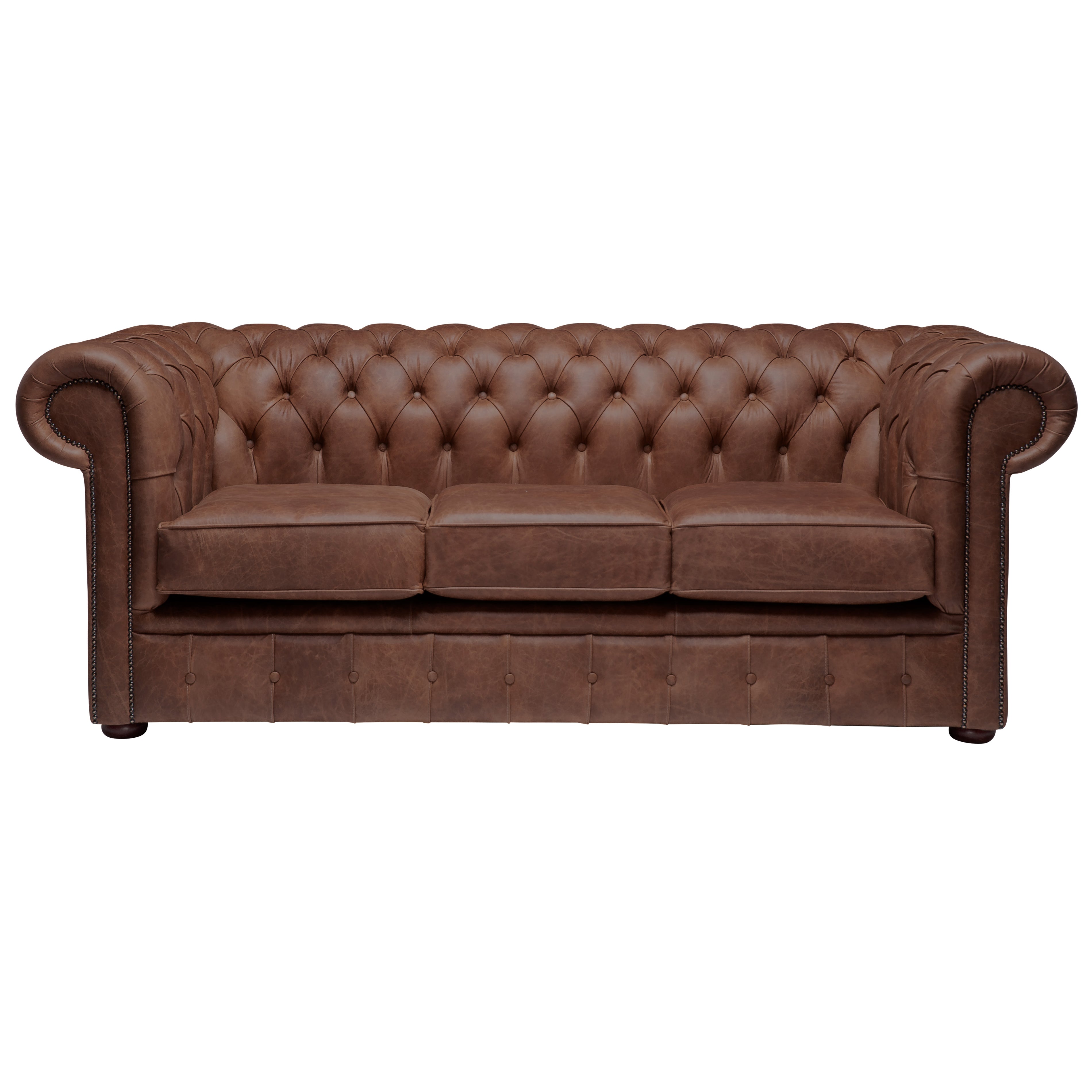 Hemingway Chesterfield Sofa Malvern Wine Leather