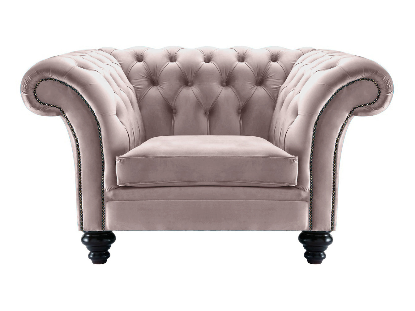 Milano Chesterfield Club Chair Boutique Heather Velvet