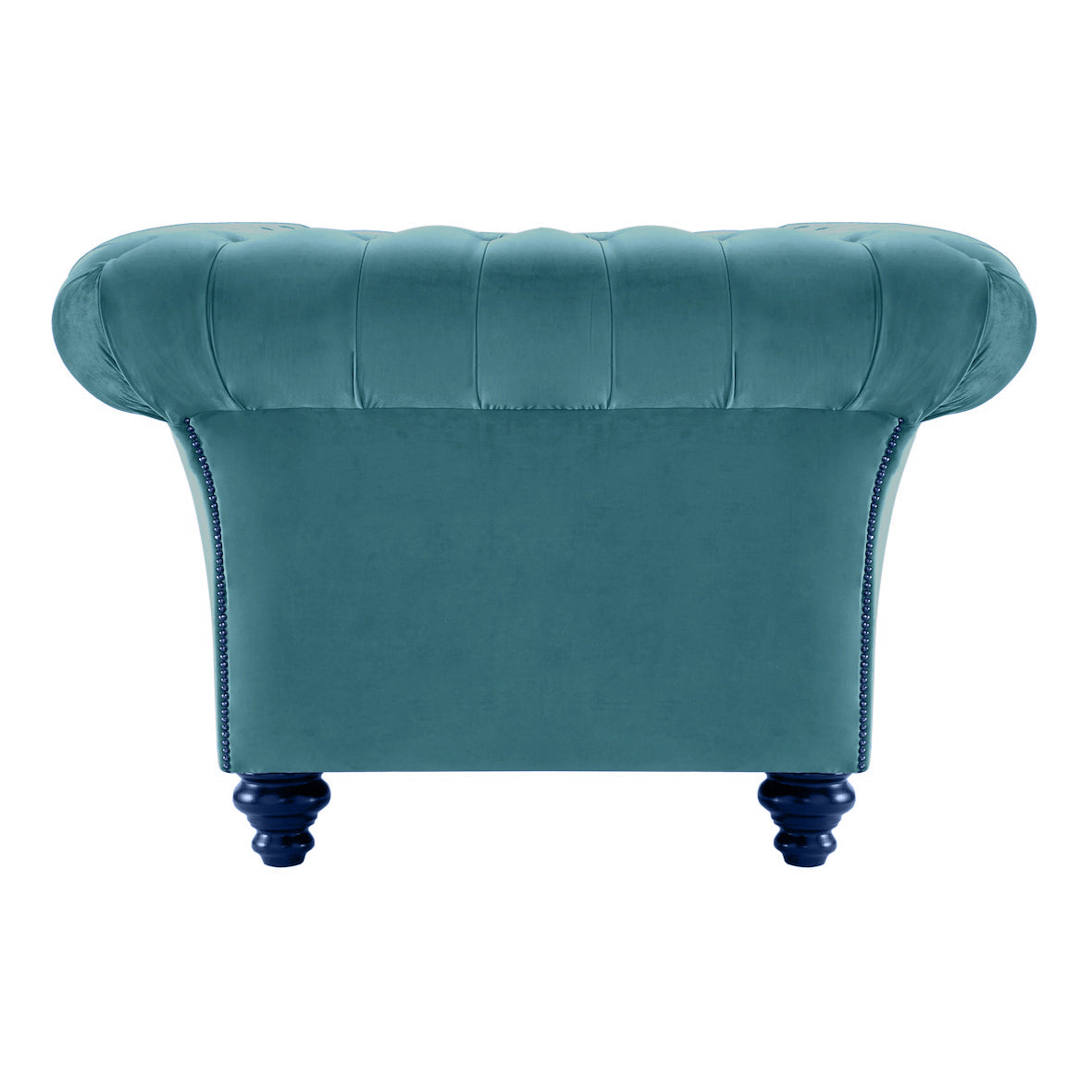 Milano Chesterfield Club Chair Boutique Teal Velvet