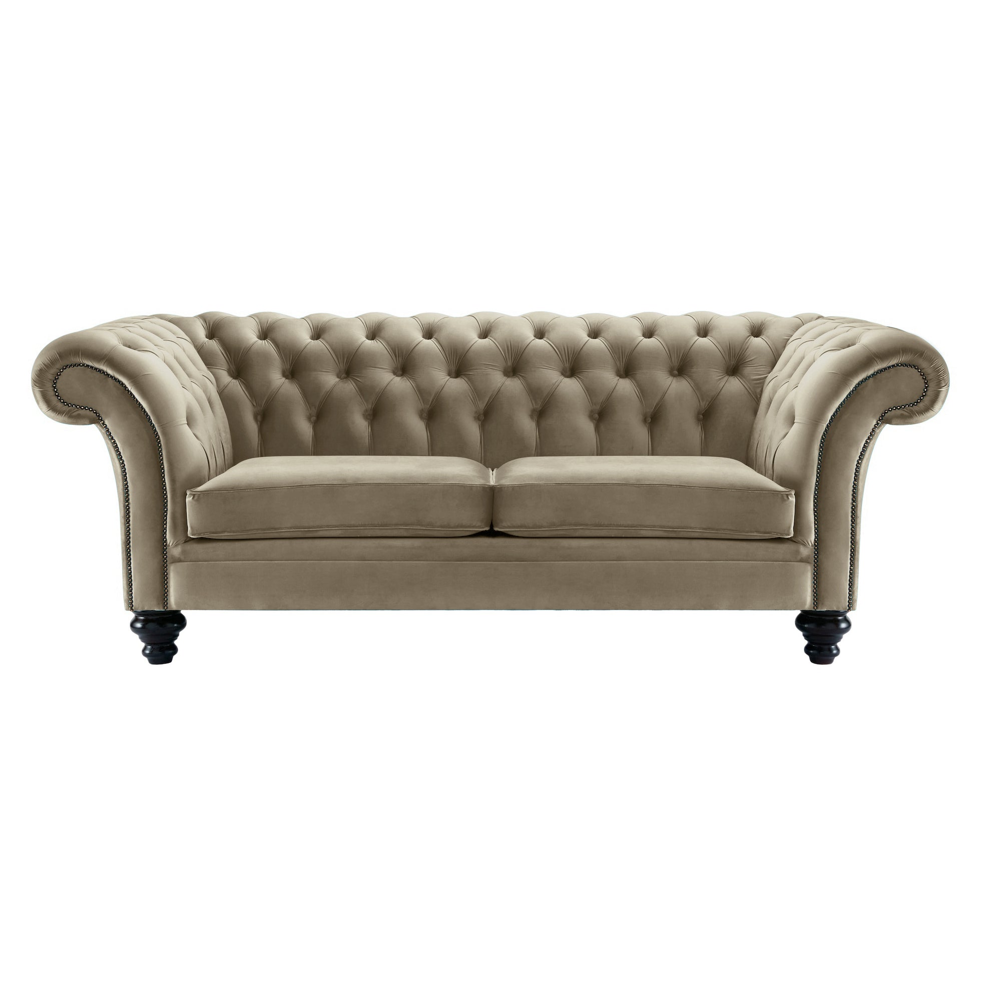 Milano Chesterfield Sofa Boutique Cedar Velvet