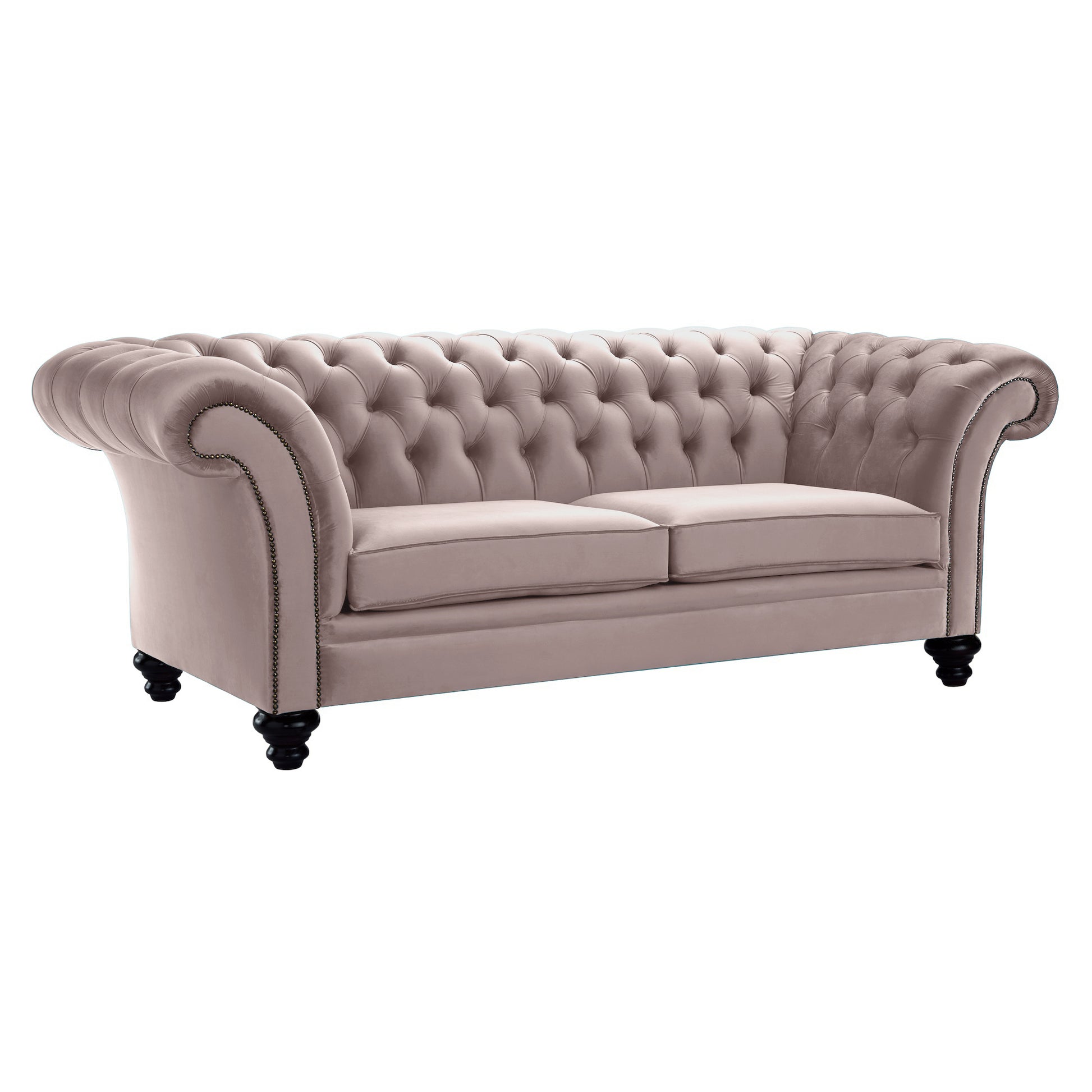 Milano Chesterfield Sofa Boutique Heather Velvet