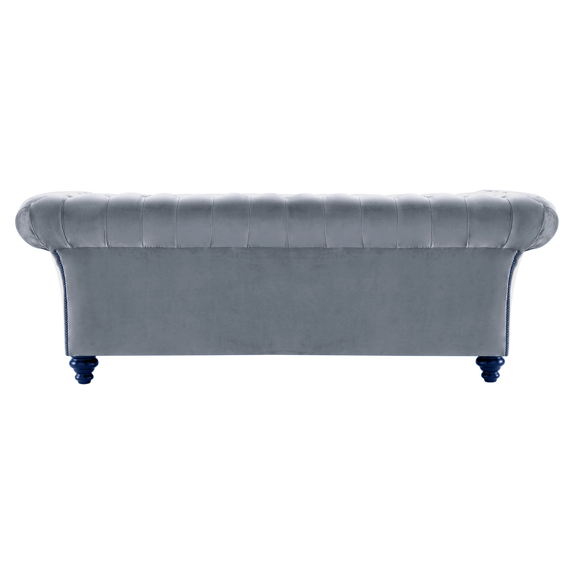 Milano Chesterfield Sofa Boutique Platinum Velvet