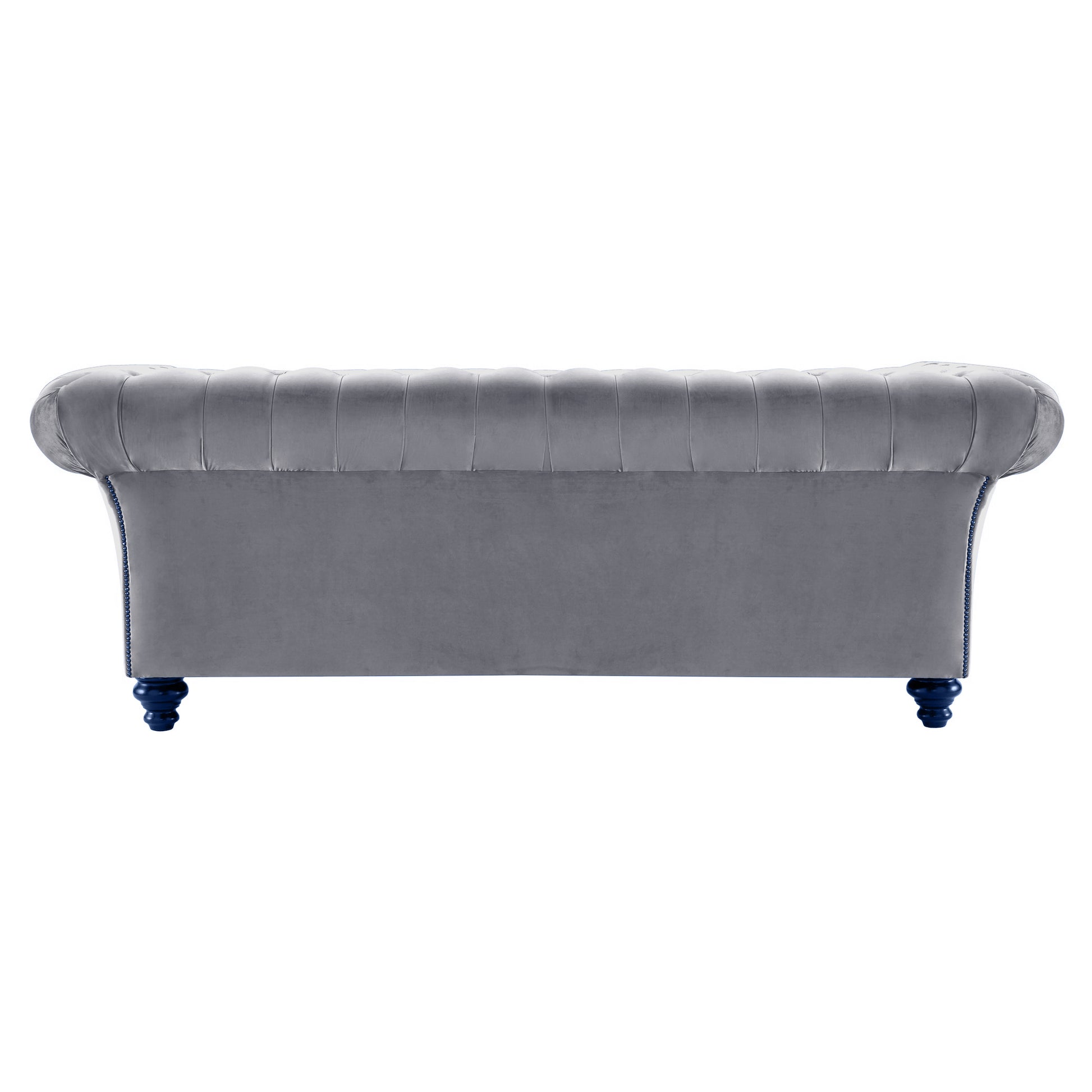 Milano Chesterfield Sofa Boutique Steel Velvet