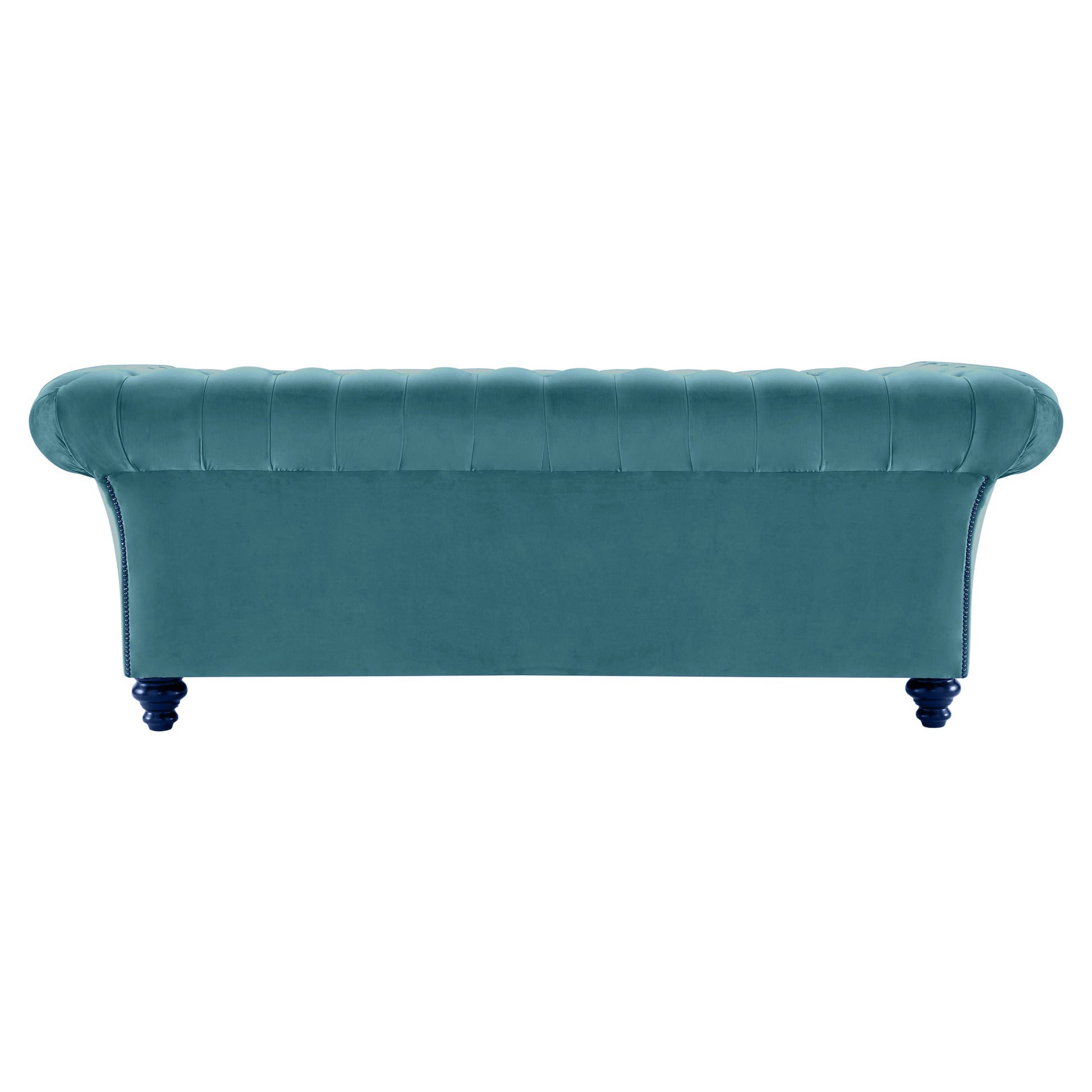 Milano Chesterfield Sofa Boutique Teal Velvet